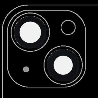 Rückkamera-Glas (nur Glas) mit Klebefolie für iPhone 13 / 13 Mini (2-teiliges Set) (Real Sapphire) (Premium) (10er-Pack)