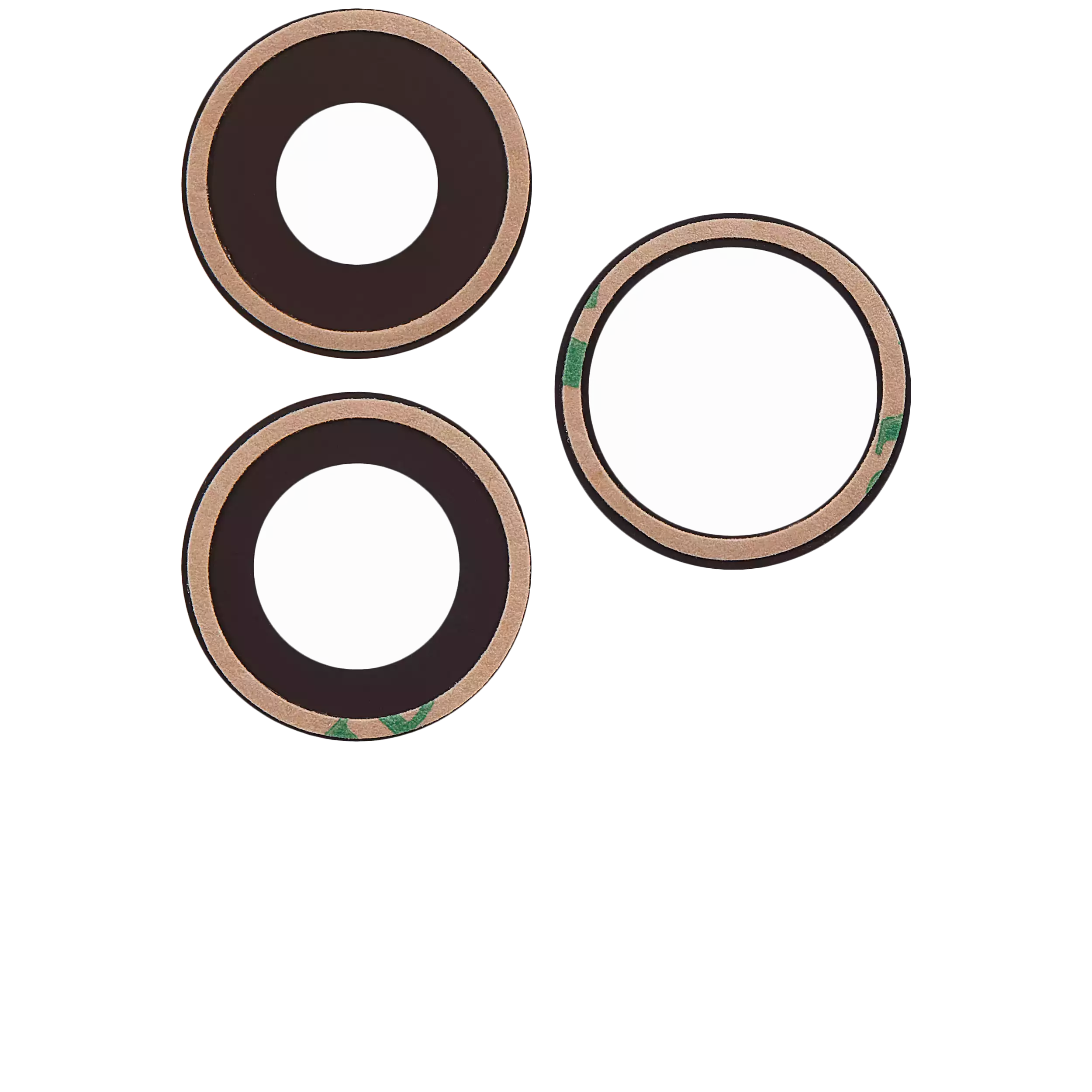 Rückkamera-Glas (nur Glas) mit Klebefolie für iPhone 13 Pro / 13 Pro Max (3-teiliges Set) (Real Sapphire) (Premium) (10er-Pack) – Bild 2