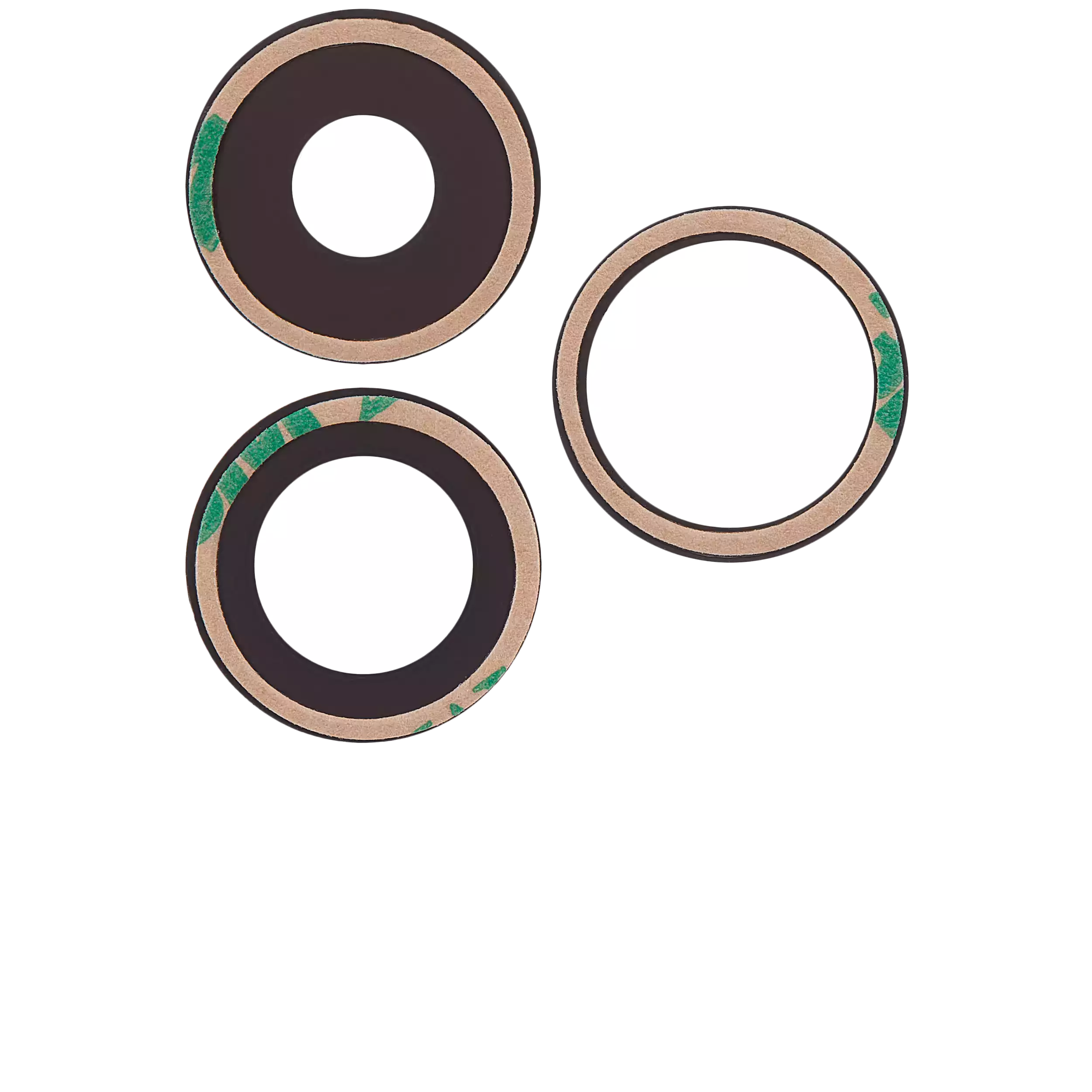 Rückkamera-Glas (nur Glas) mit Klebefolie für iPhone 14 Pro / 14 Pro Max (3-teiliges Set) (Real Sapphire) (Premium) (10er-Pack) – Bild 2