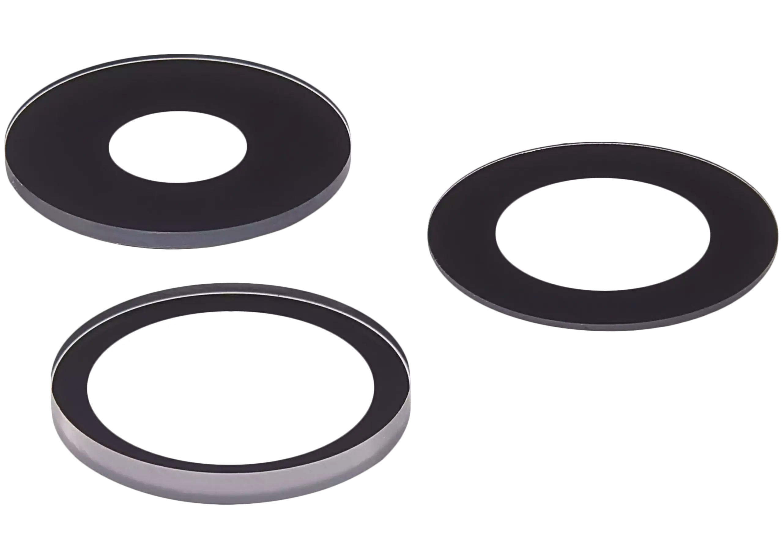 Rückkamera-Glas (nur Glas) mit Klebefolie für iPhone 14 Pro / 14 Pro Max (3-teiliges Set) (Real Sapphire) (Premium) (10er-Pack) – Bild 3