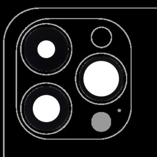 Rückkamera-Glas (nur Glas) mit Klebefolie für iPhone 14 Pro / 14 Pro Max (3-teiliges Set) (Real Sapphire) (Premium) (10er-Pack)