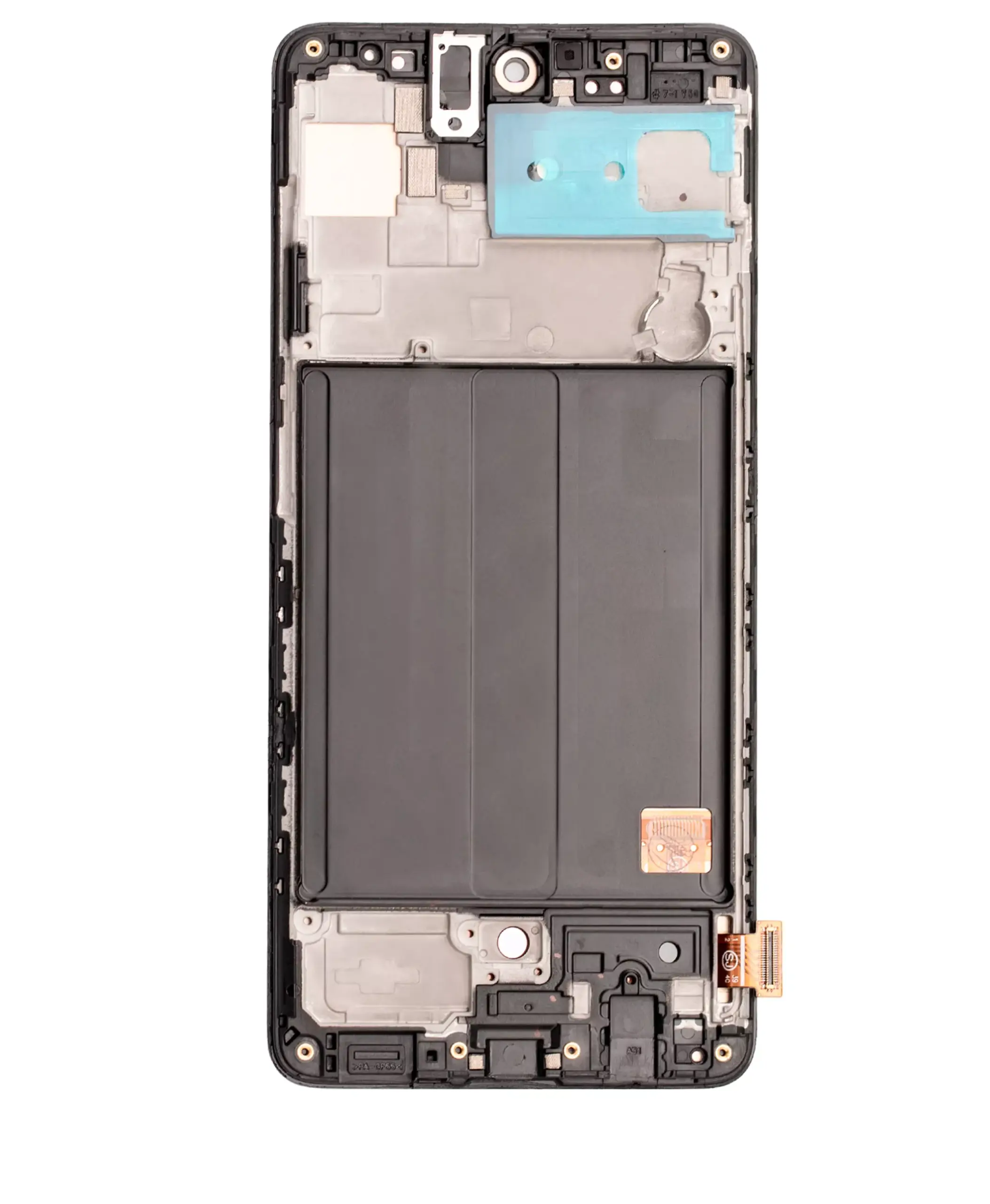 OLED Display mit Rahmen für Samsung Galaxy A51 4G (A515 / 2019) (Service Pack) – Bild 4