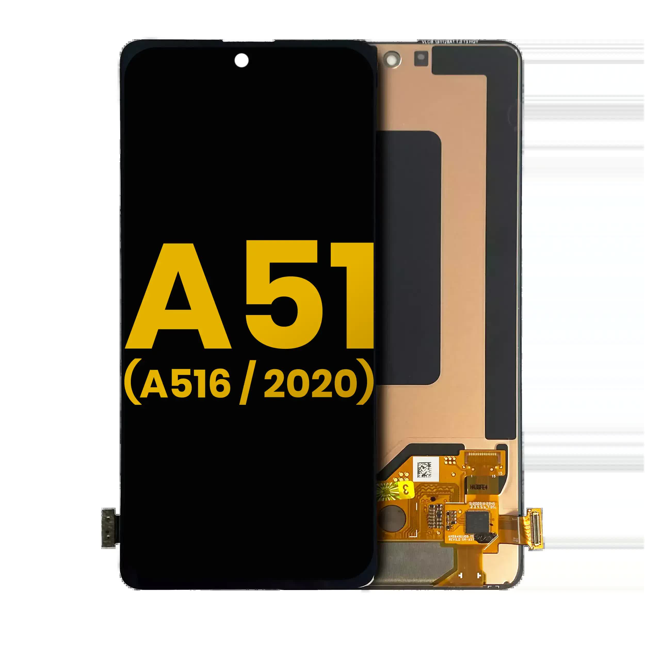 OLED Display ohne Rahmen für Samsung Galaxy A51 5G (A516 / 2020) (alle Modelle) (professionell aufgearbeitet)