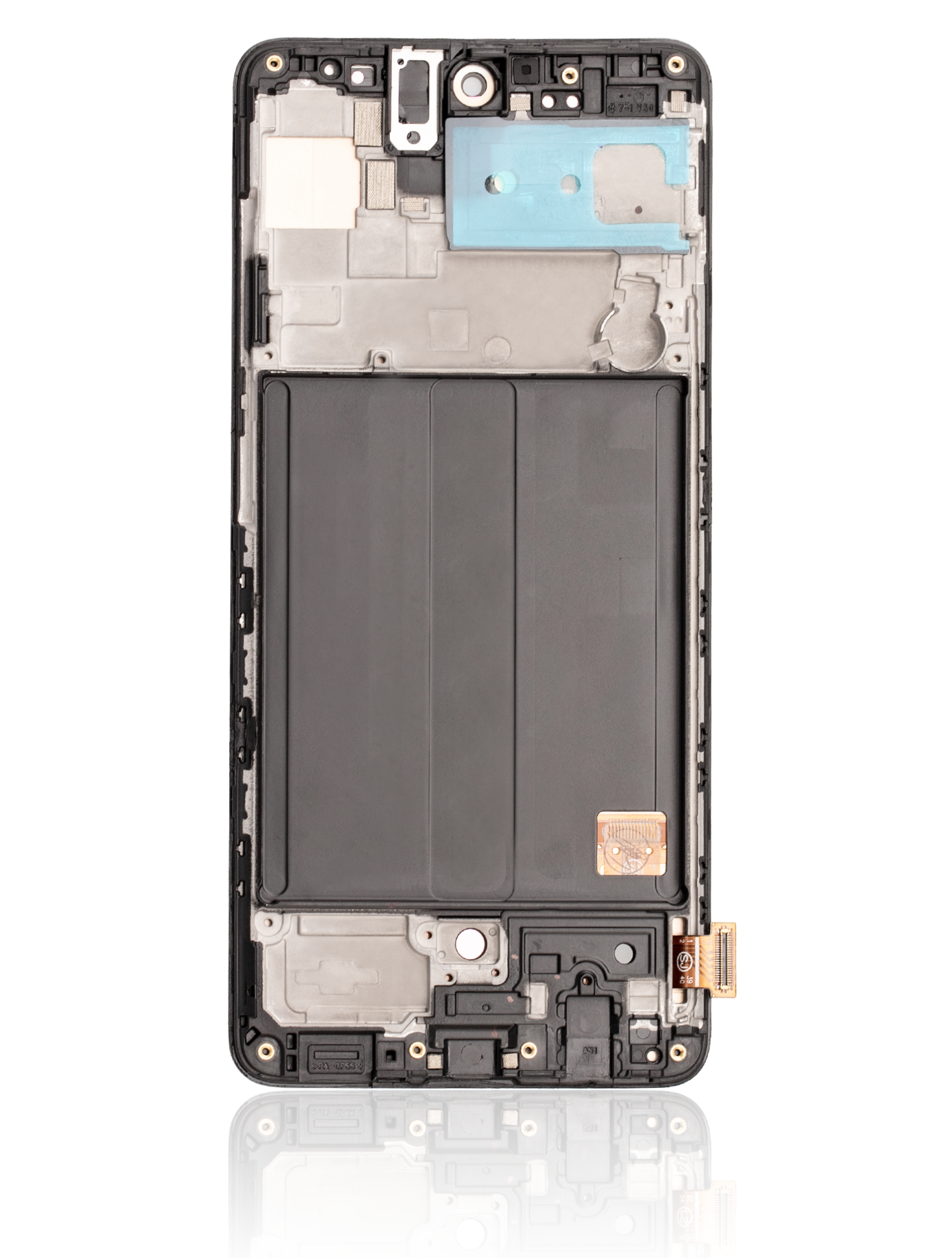 OLED Display mit Rahmen für Samsung Galaxy A51 4G (A515 / 2019) (6.33") (Aftermarket Plus) – Bild 3