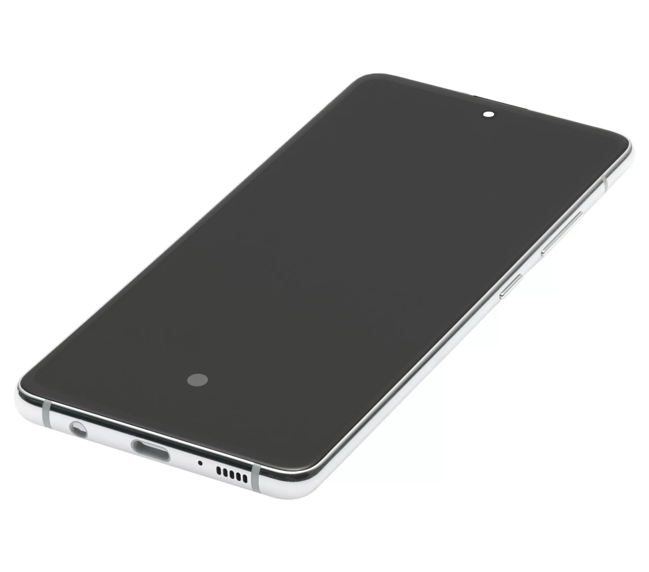 OLED Display mit Rahmen für Samsung Galaxy A51 5G (A516 / 2020) (Non-Verizon 5G UW Rahmen) (Service Pack) (Prism Cube White) – Bild 2
