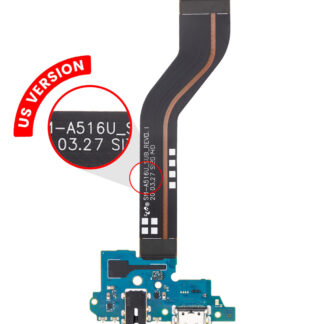 Ladebuchse Flexkabel mit Kopfhörerbuchse für Samsung Galaxy A51 5G (A516 / 2020) (US-Version) (Premium)