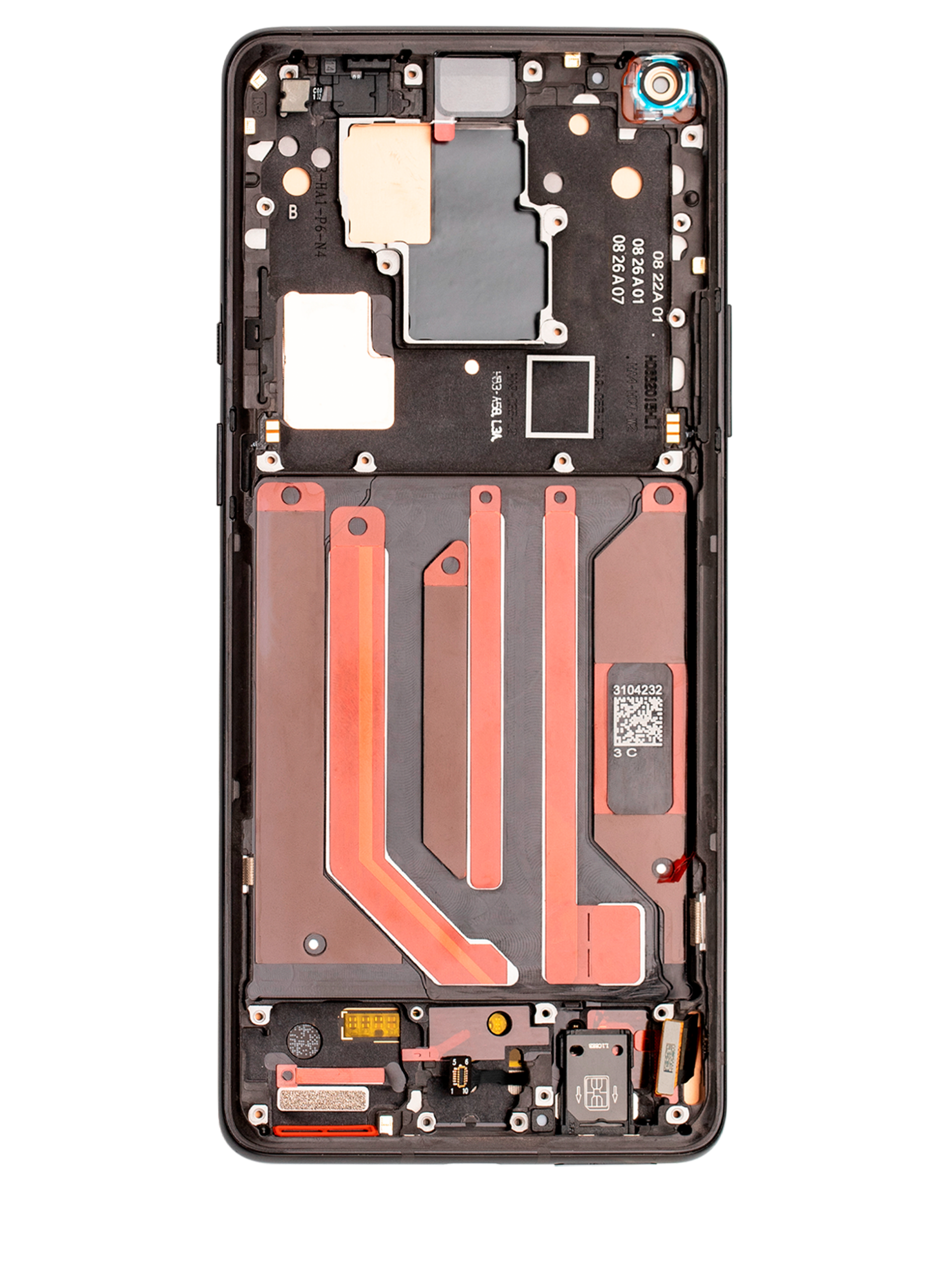 OLED Display mit Rahmen für OnePlus 8 Pro (professionell aufgearbeitet) (Onyx Black) – Bild 3