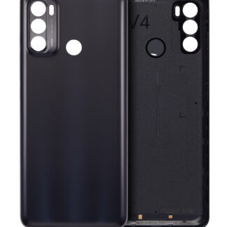 Rückdeckelglas für Motorola Moto G40 Fusion (XT2147-1 / 2021) (Black (Schwarz))