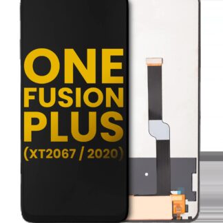 LCD Display ohne Rahmen für Motorola One Fusion Plus (XT2067 / 2020) (professionell aufgearbeitet) (Black (Schwarz))