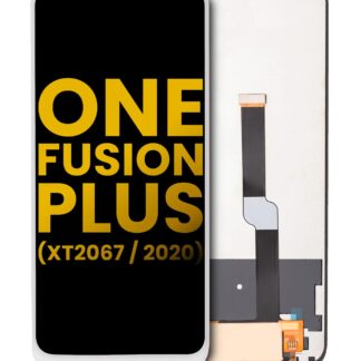 LCD Display ohne Rahmen für Motorola One Fusion Plus (XT2067 / 2020) (professionell aufgearbeitet) (White (Weiß))