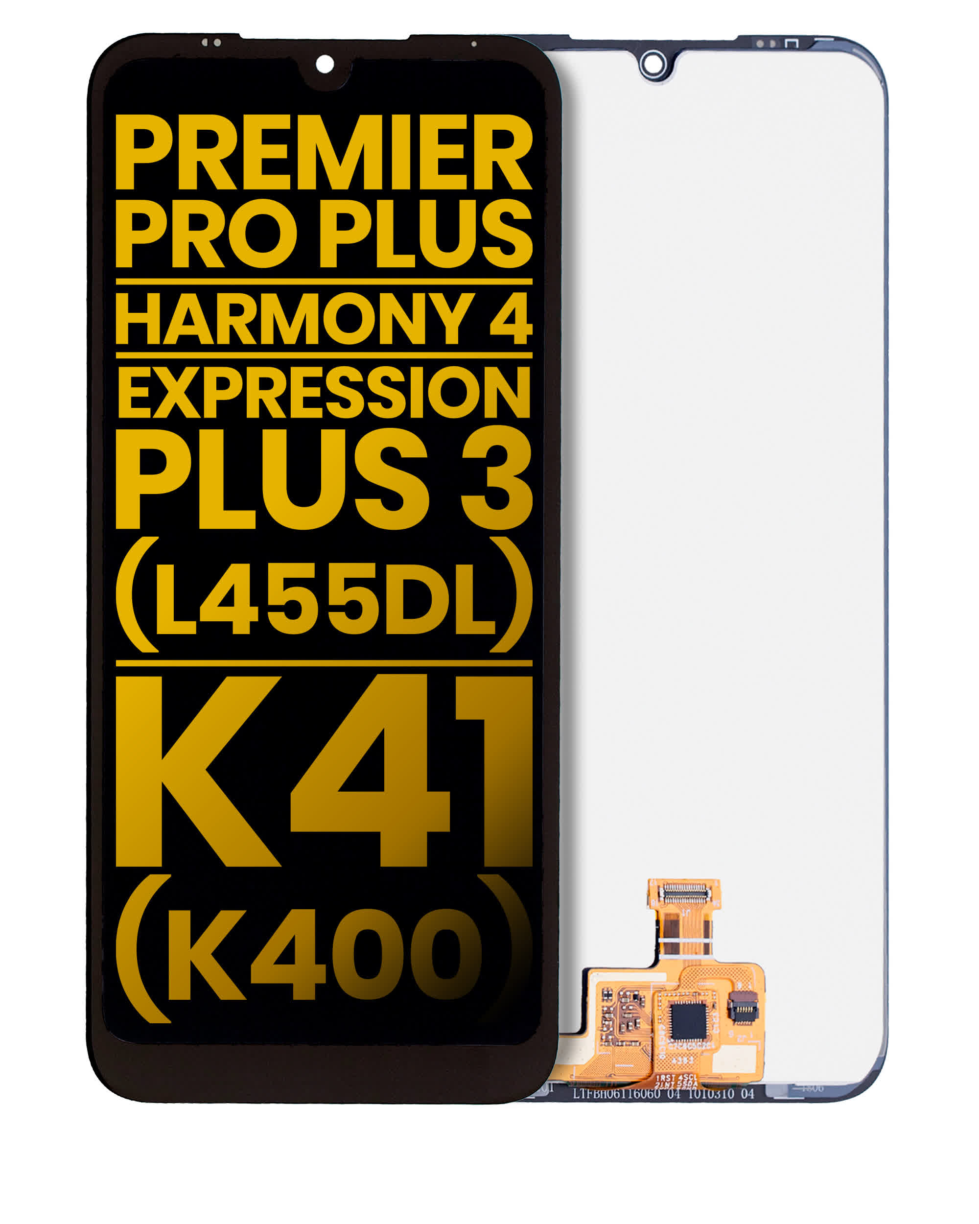LCD Display ohne Rahmen für LG Premier Pro Plus / Harmony 4 Expression Plus 3 (L455DL) / LG K41 (K400) (professionell aufgearbeitet)