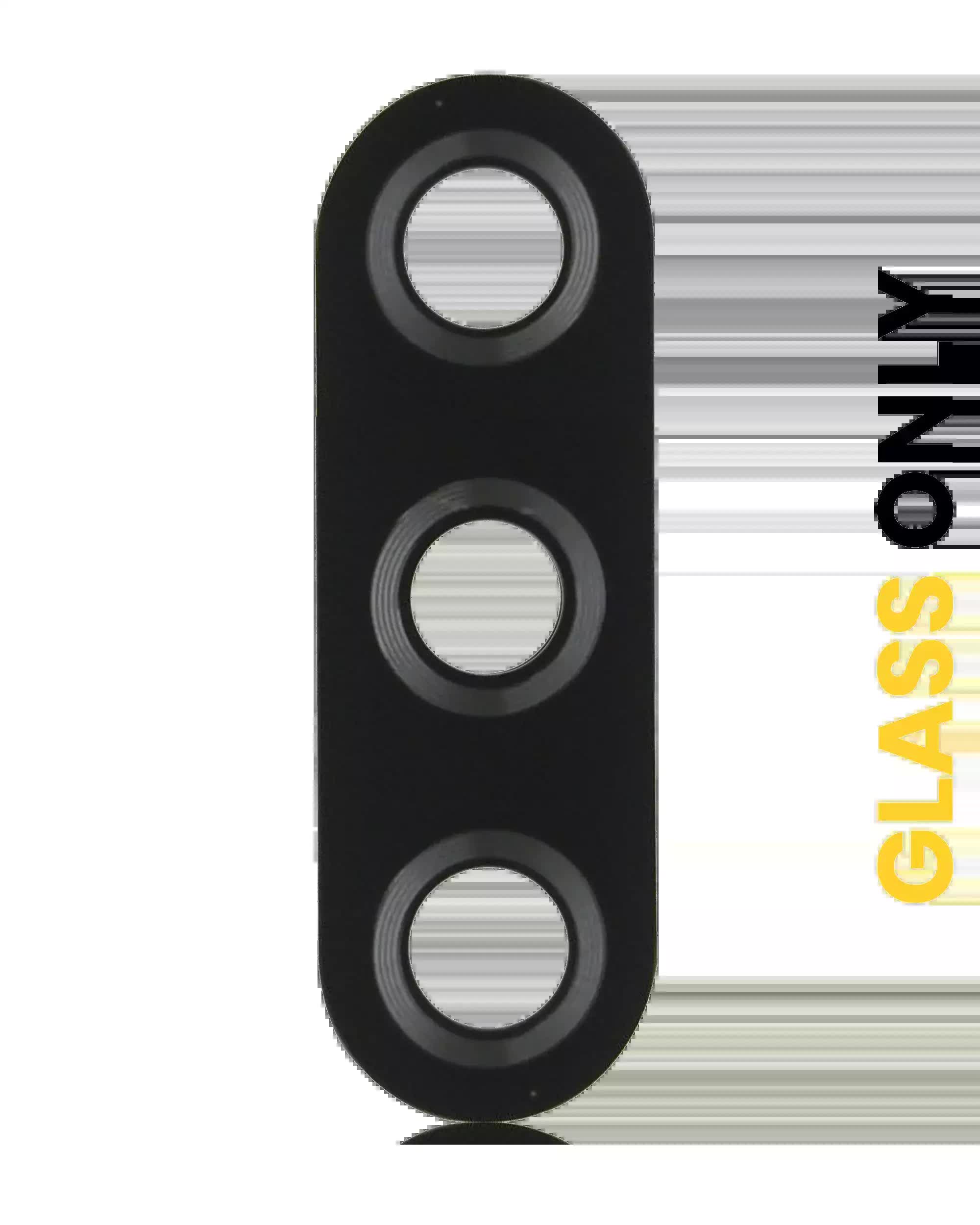 Rückkamera-Glas (nur Glas) mit Klebefolie für LG Harmony 4 (LM-400AM) (Black (Schwarz))
