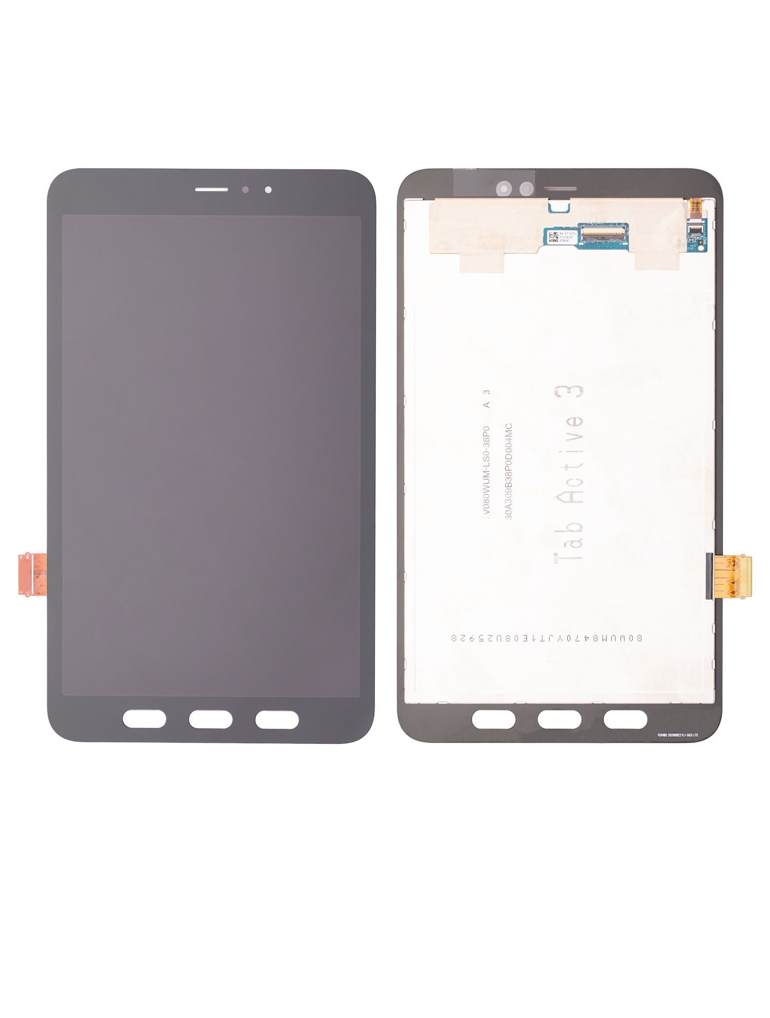 LCD Display ohne Rahmen für Samsung Galaxy Tab Active 3 8.0" (T570) (2020) (WiFi Version) (professionell aufgearbeitet) – Bild 2