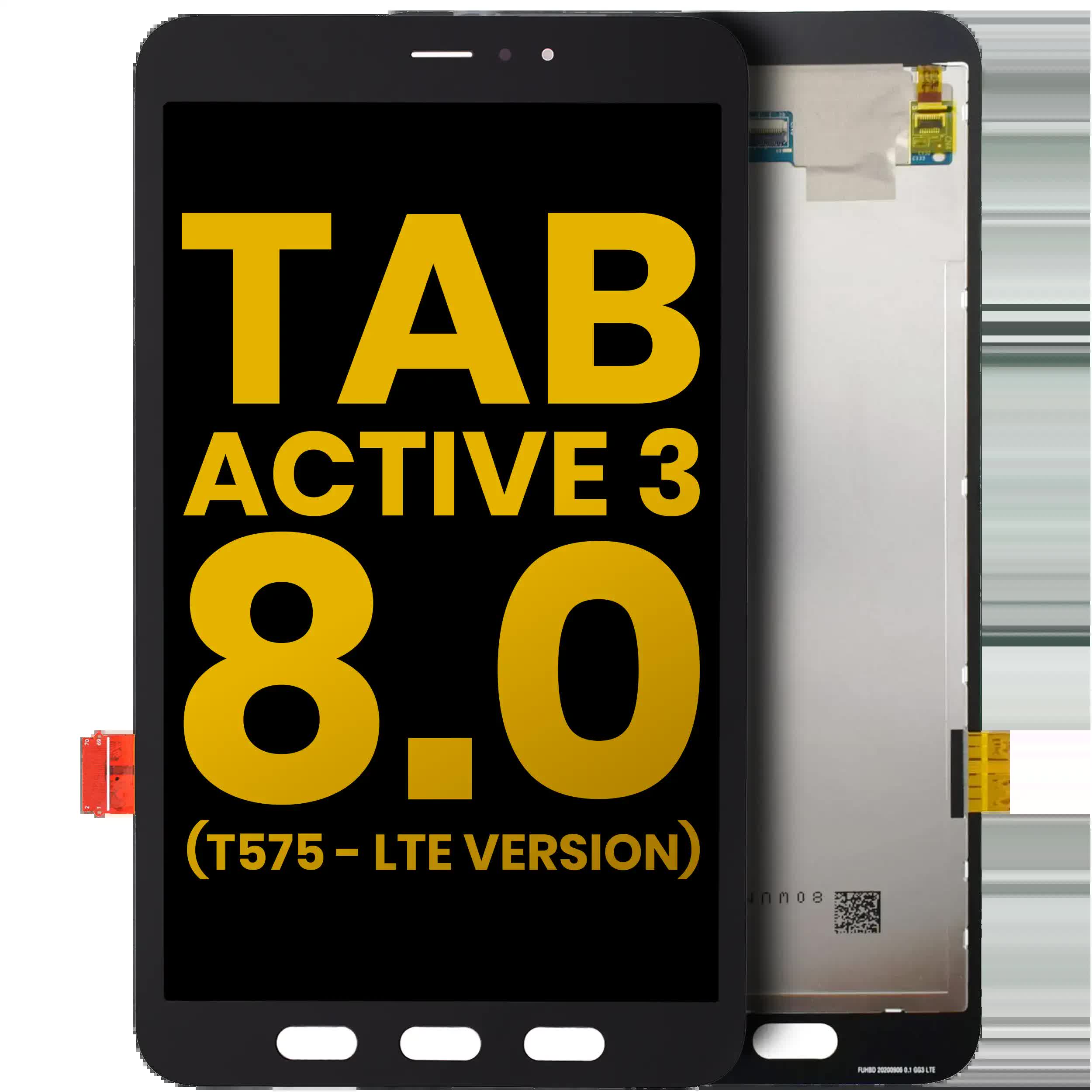 LCD Display ohne Rahmen für Samsung Galaxy Tab Active 3 8.0" (T575 / T577) (LTE Version) (professionell aufgearbeitet)