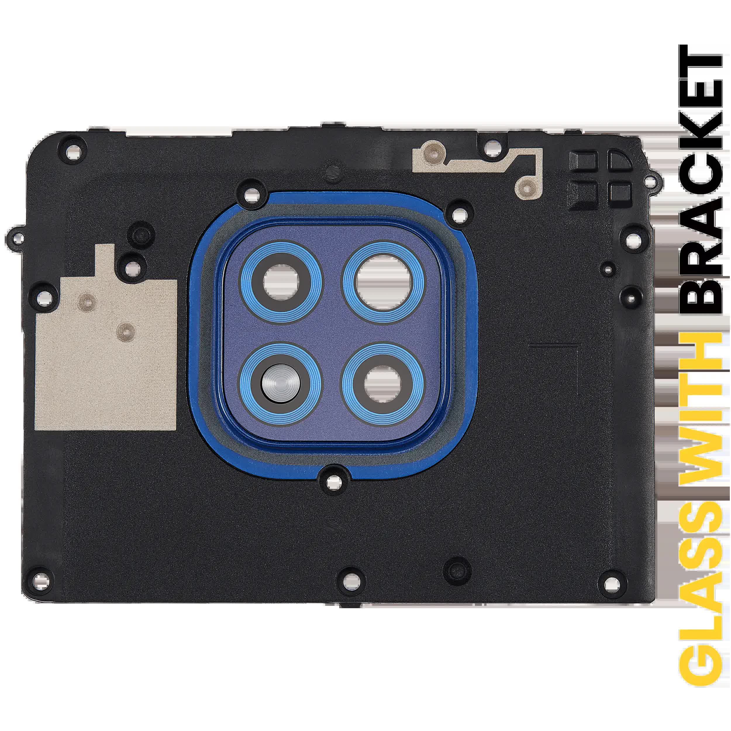 Rückkamera-Glas mit Halterung für Motorola Moto G Power (XT2117 / 2021) (Blue (Blau))