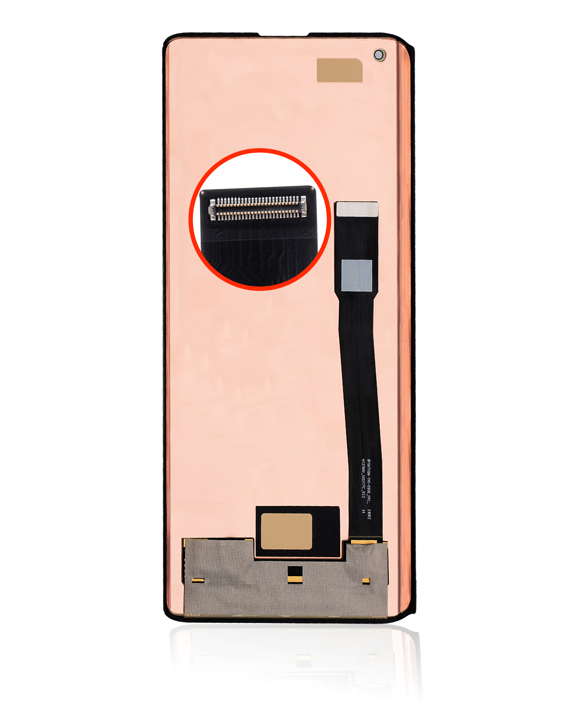 OLED Display ohne Rahmen für Motorola Edge 5G (XT2063 / 2020) / Edge Plus (XT2061 / 2020) (professionell aufgearbeitet) – Bild 2