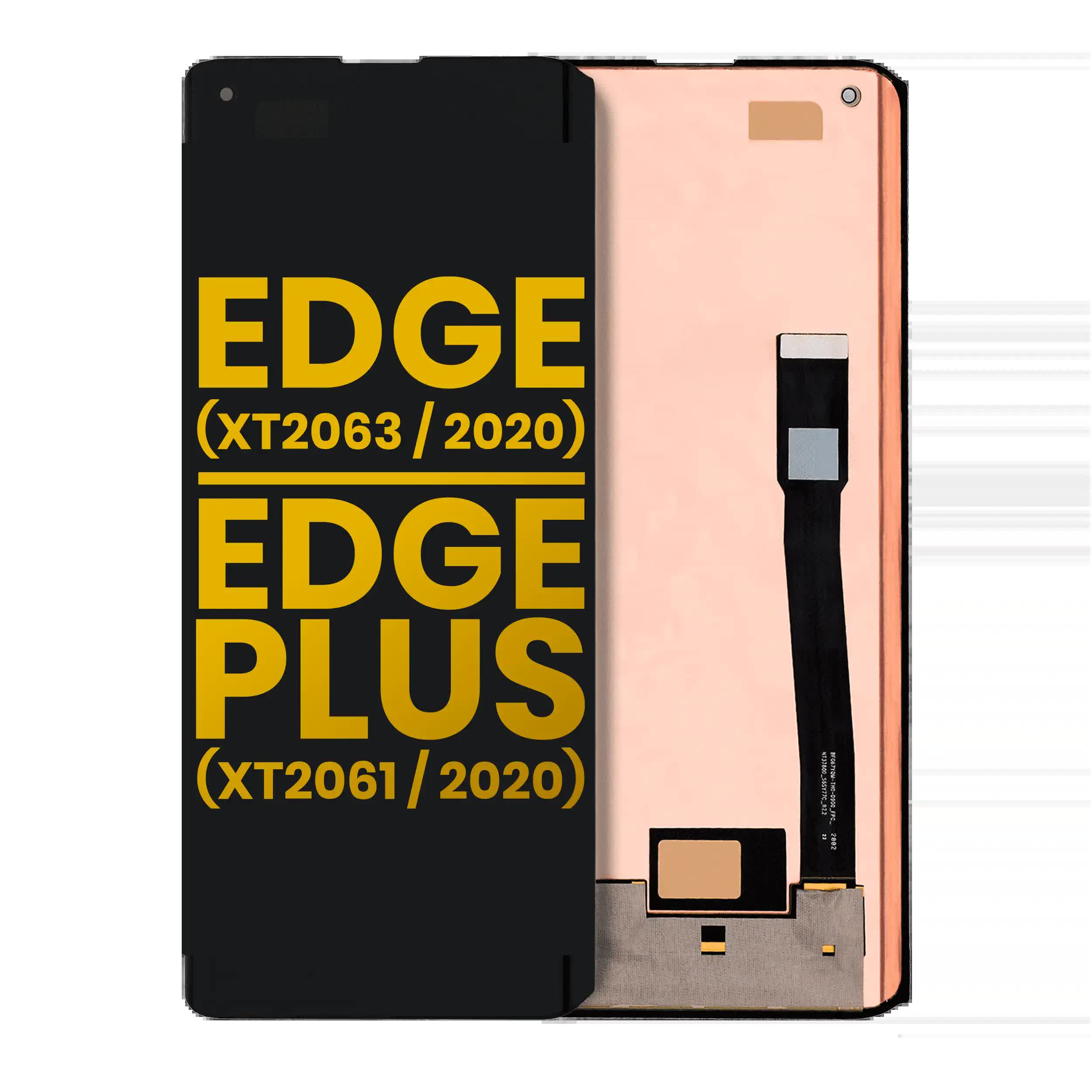 OLED Display ohne Rahmen für Motorola Edge 5G (XT2063 / 2020) / Edge Plus (XT2061 / 2020) (professionell aufgearbeitet)