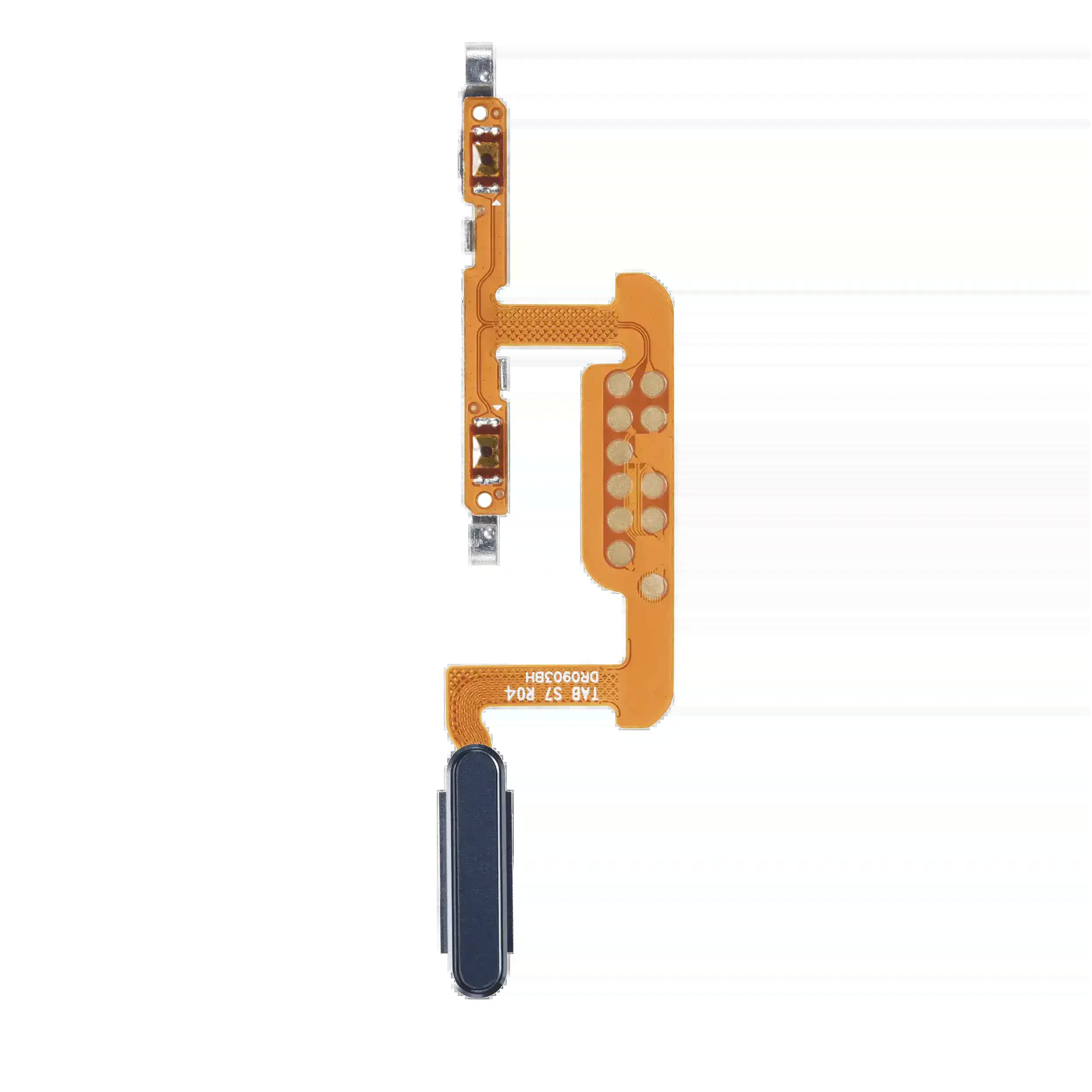 Power & Fingerabdrucksensor mit Flexkabel für Samsung Galaxy Tab S7 11" (T870 / T875 / T876) (2020) (Mystic Black)