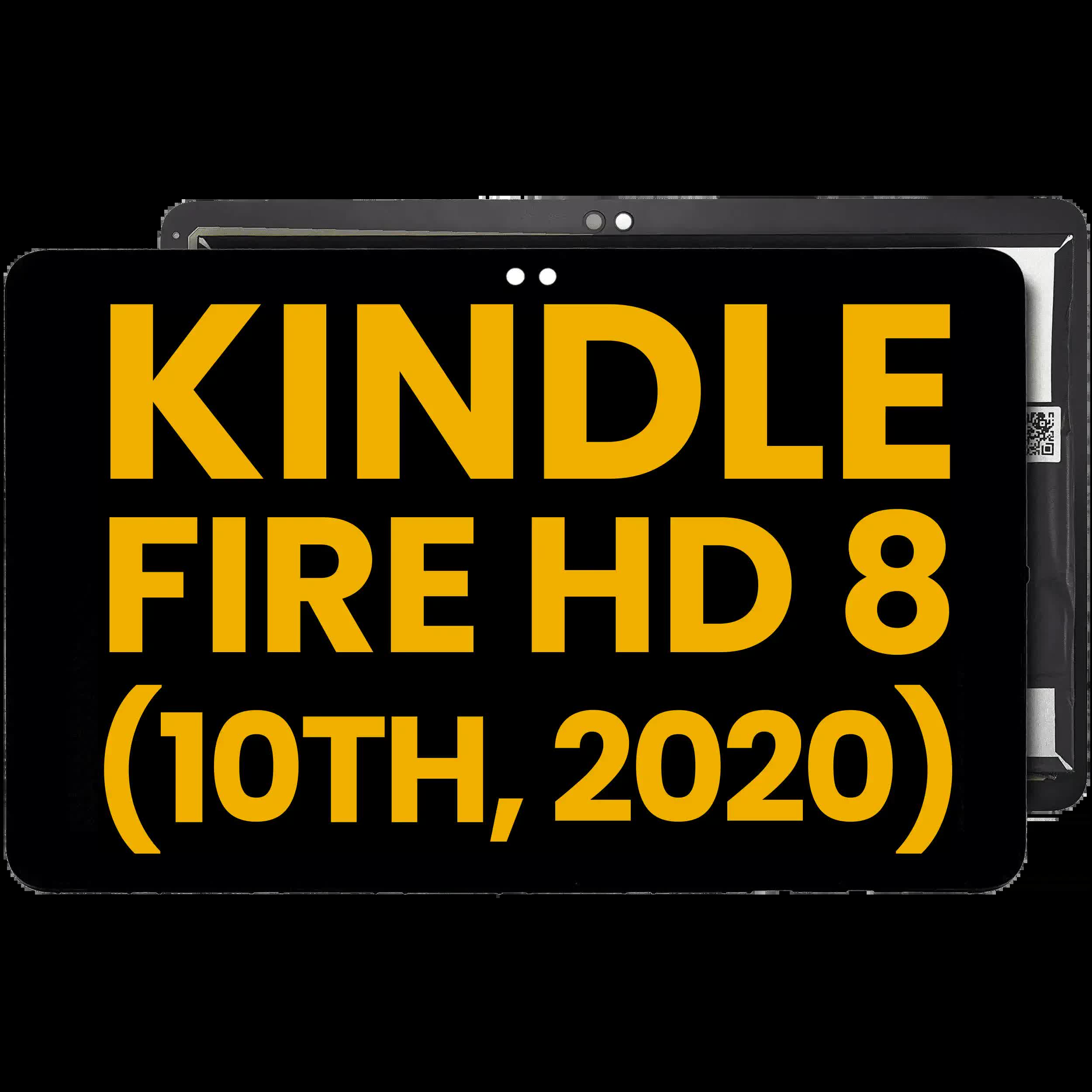 LCD Display ohne Rahmen für Amazon Kindle Fire HD 8 (10th Gen, 2020) (professionell aufgearbeitet)