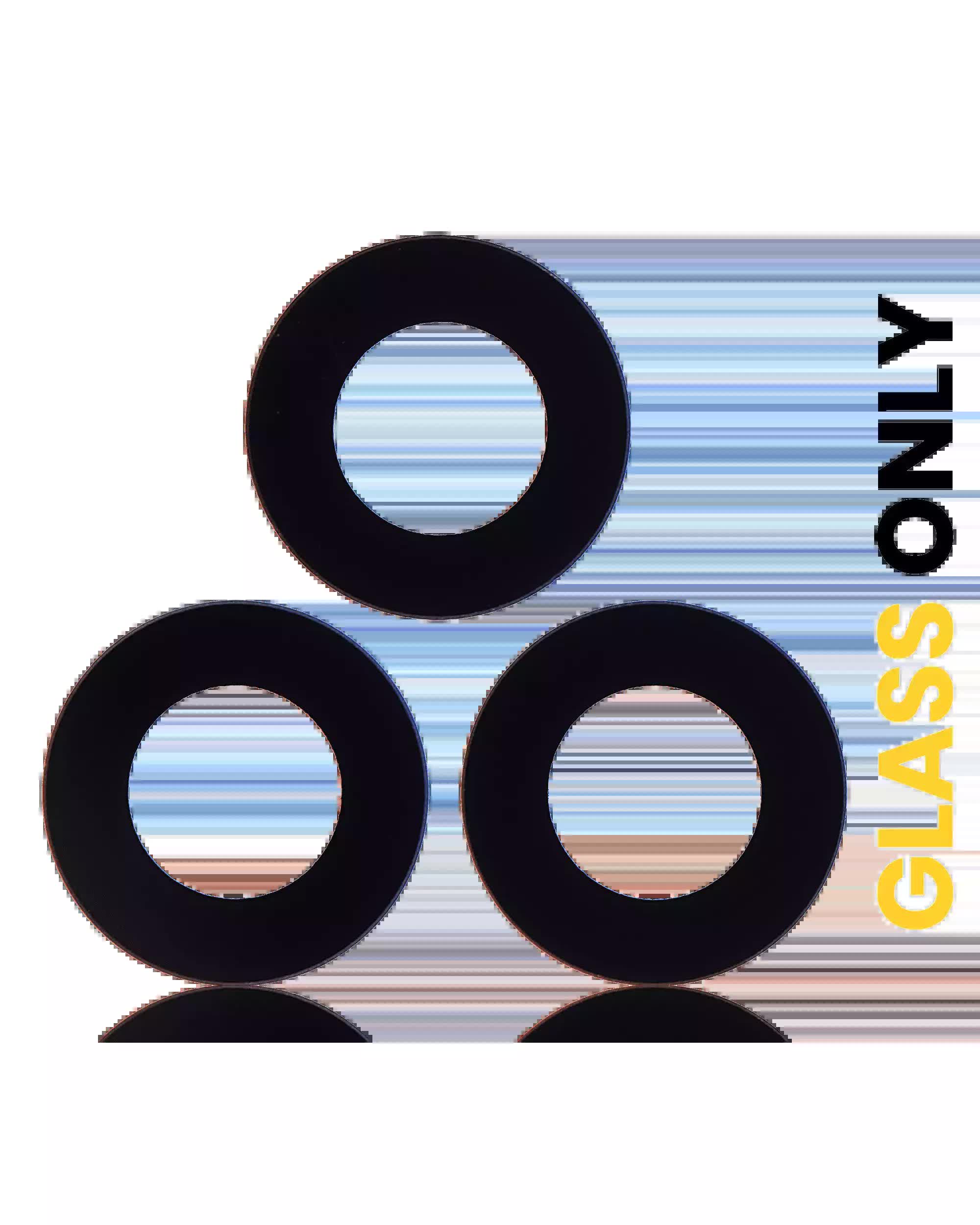 Rückkamera-Glas (nur Glas) mit Klebefolie für Motorola One 5G (XT2075-1 / 2020) (3-teiliges Set)