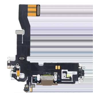 Ladebuchse Flexkabel für iPhone 12 Pro (Aftermarket Plus) (Gold)