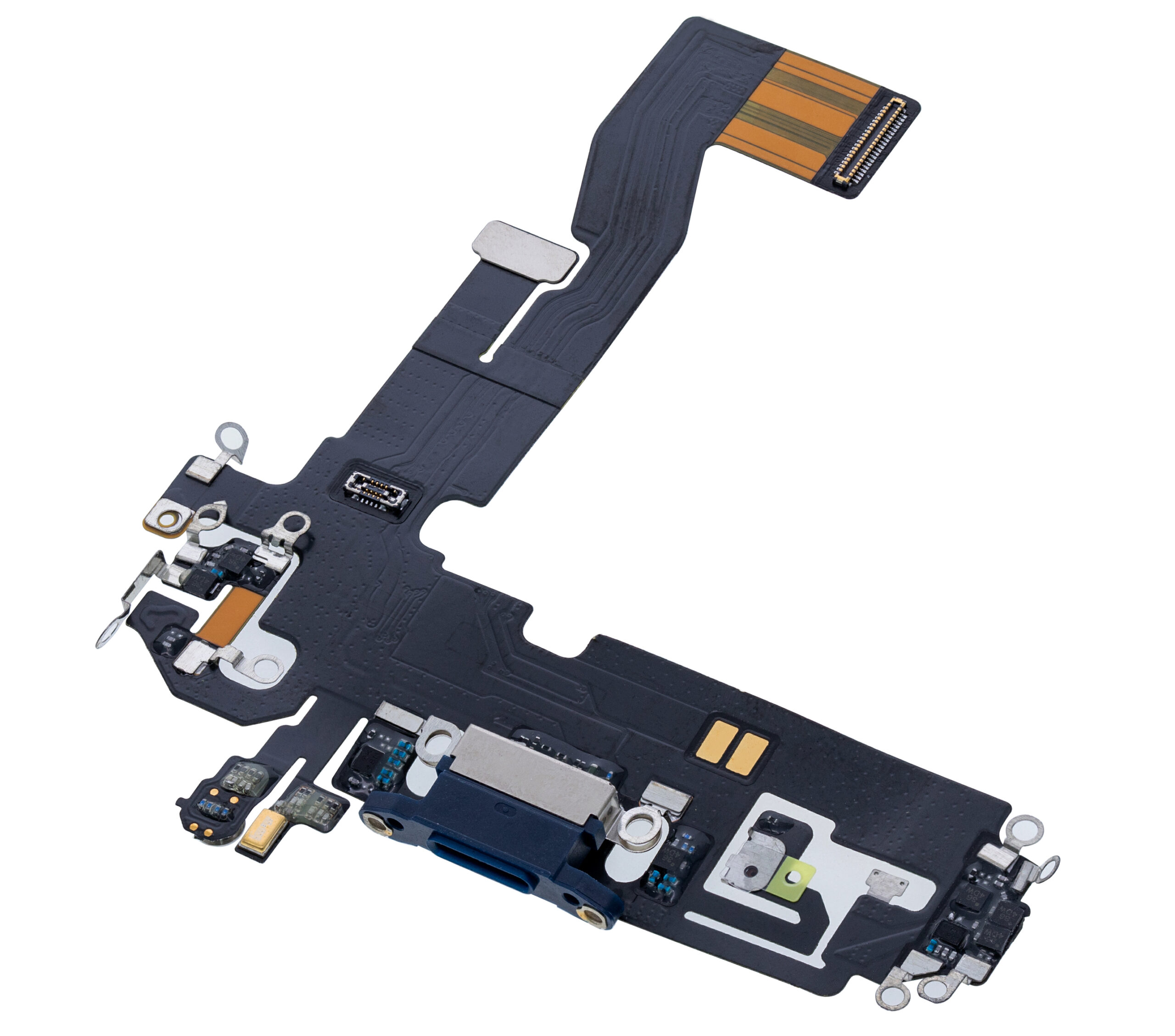 Ladebuchse Flexkabel für iPhone 12 / 12 Pro (Aftermarket Plus) (Pacific Blue) – Bild 4