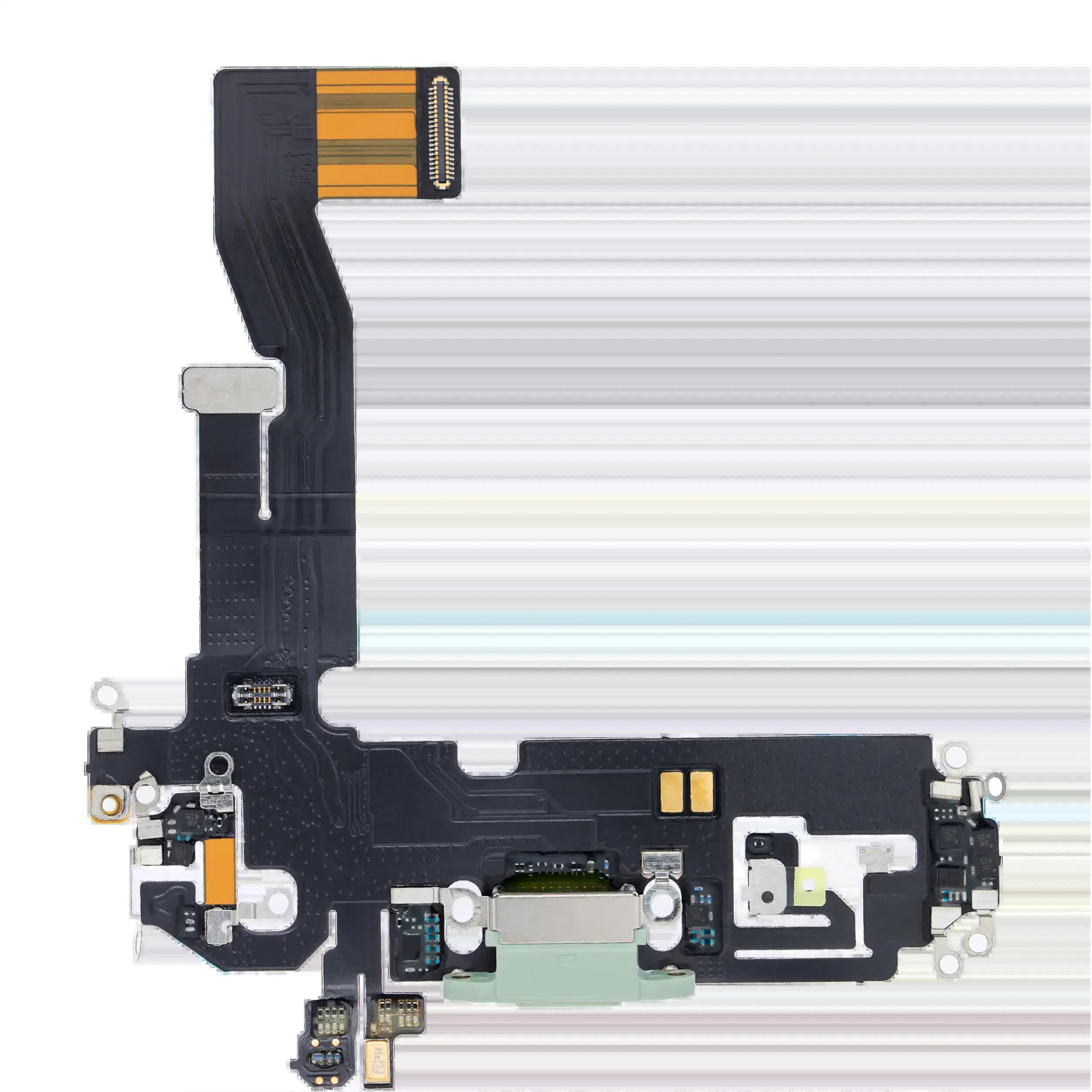 Ladebuchse Flexkabel für iPhone 12 (Aftermarket Plus) (Green (Grün))
