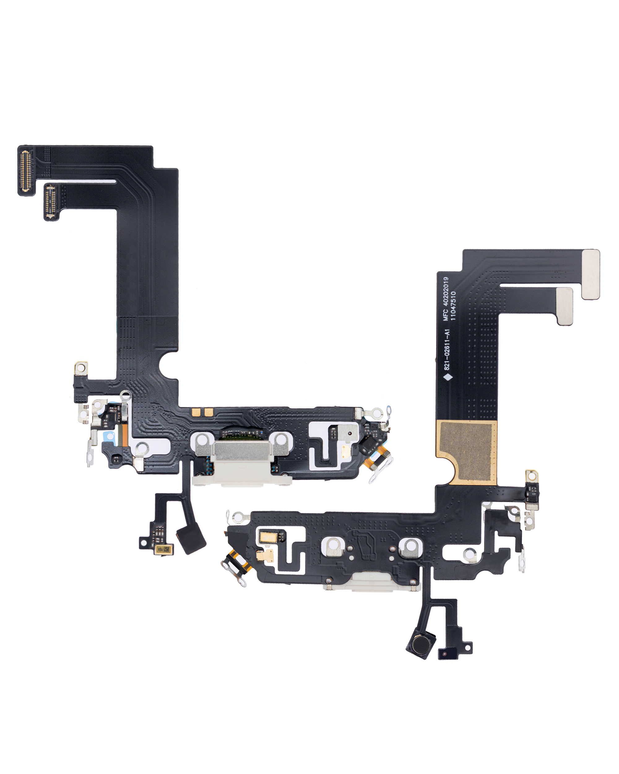 Ladebuchse Flexkabel für iPhone 12 Mini (Aftermarket Plus) (White (Weiß)) – Bild 2