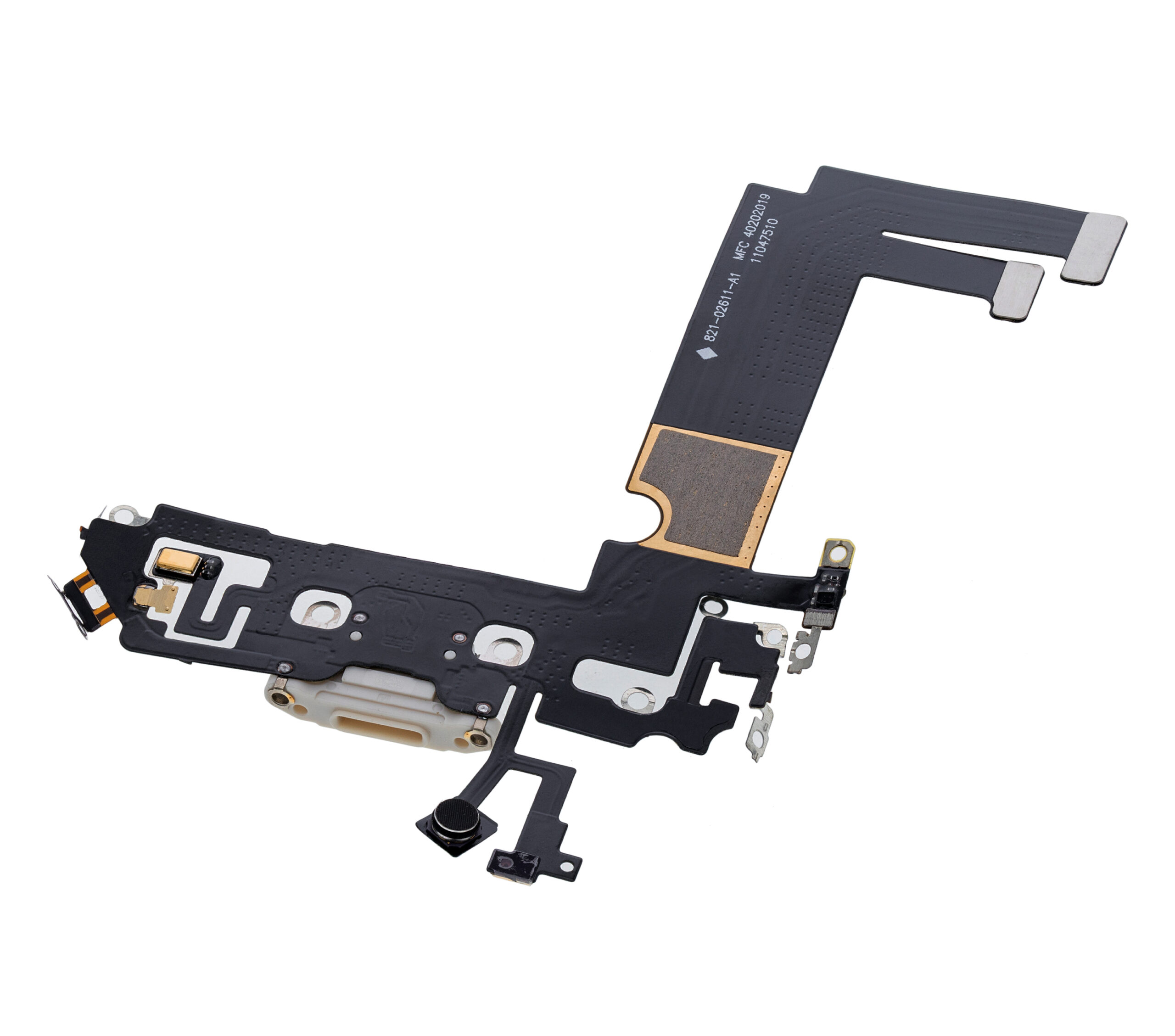 Ladebuchse Flexkabel für iPhone 12 Mini (Aftermarket Plus) (White (Weiß)) – Bild 4