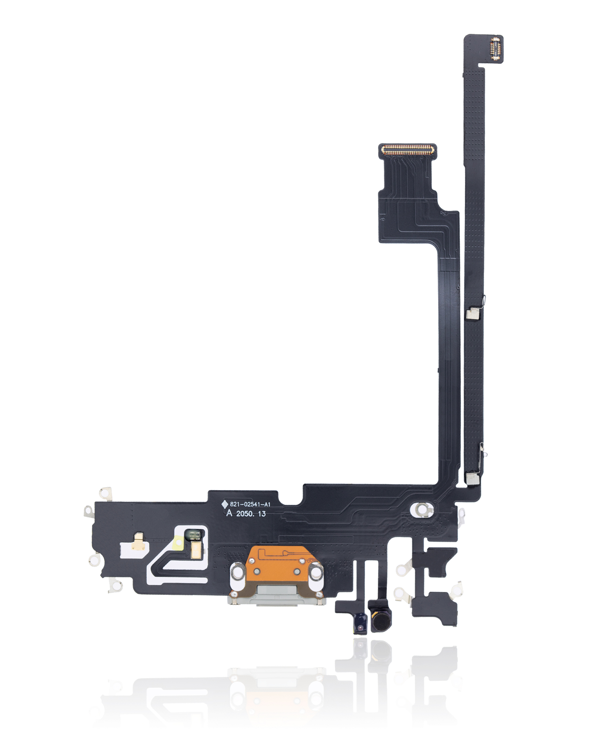 Ladebuchse Flexkabel für iPhone 12 Pro Max (Aftermarket Plus) (Silver (Silber)) – Bild 3