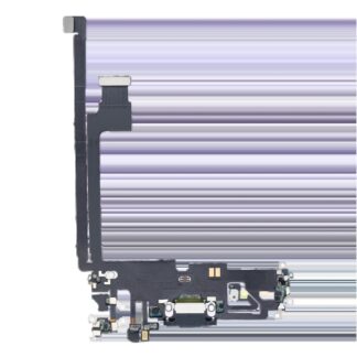 Ladebuchse Flexkabel für iPhone 12 Pro Max (Aftermarket Plus) (Pacific Blue)