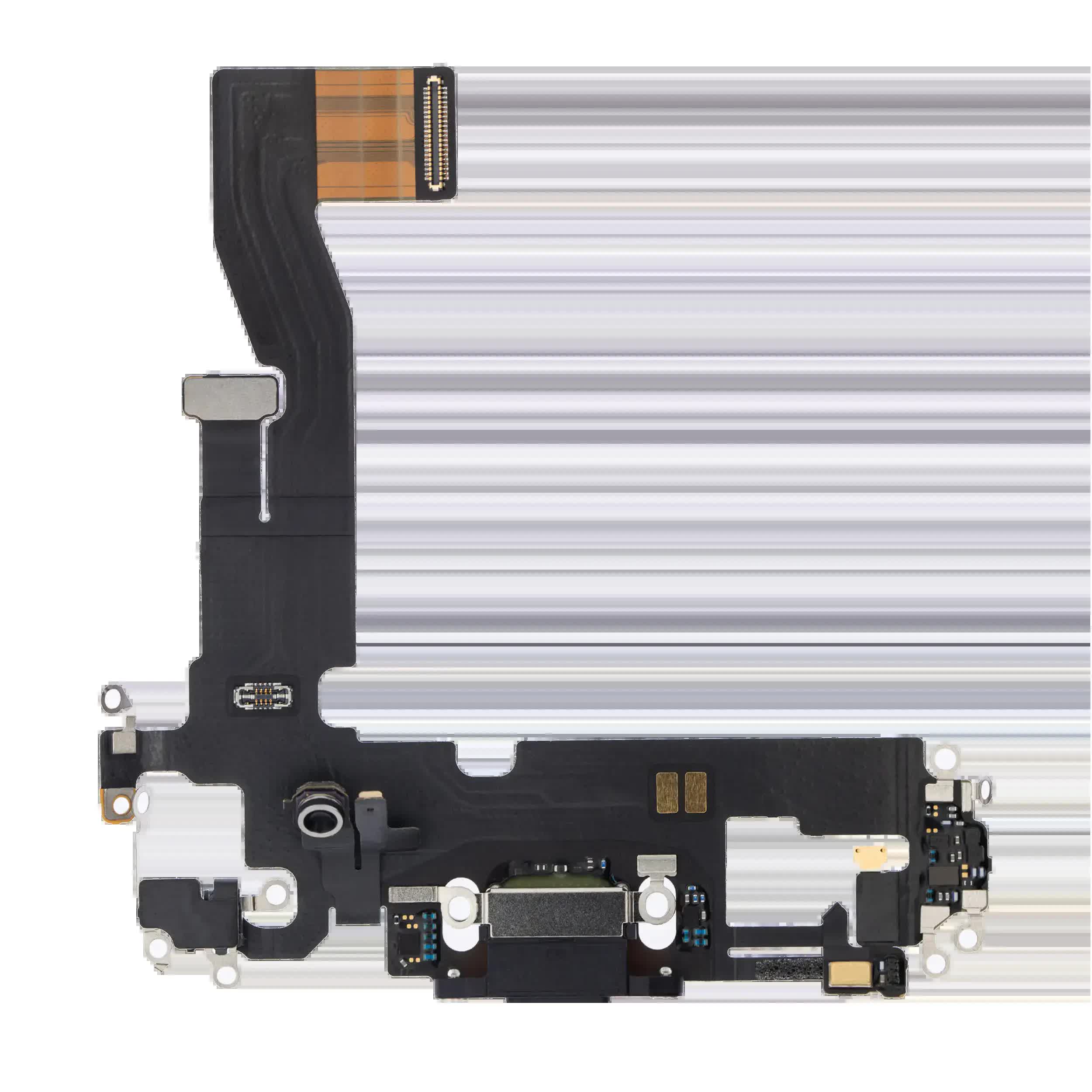 Ladebuchse Flexkabel für iPhone 12 / 12 Pro (ausgebautes Originalteil) (Graphite)