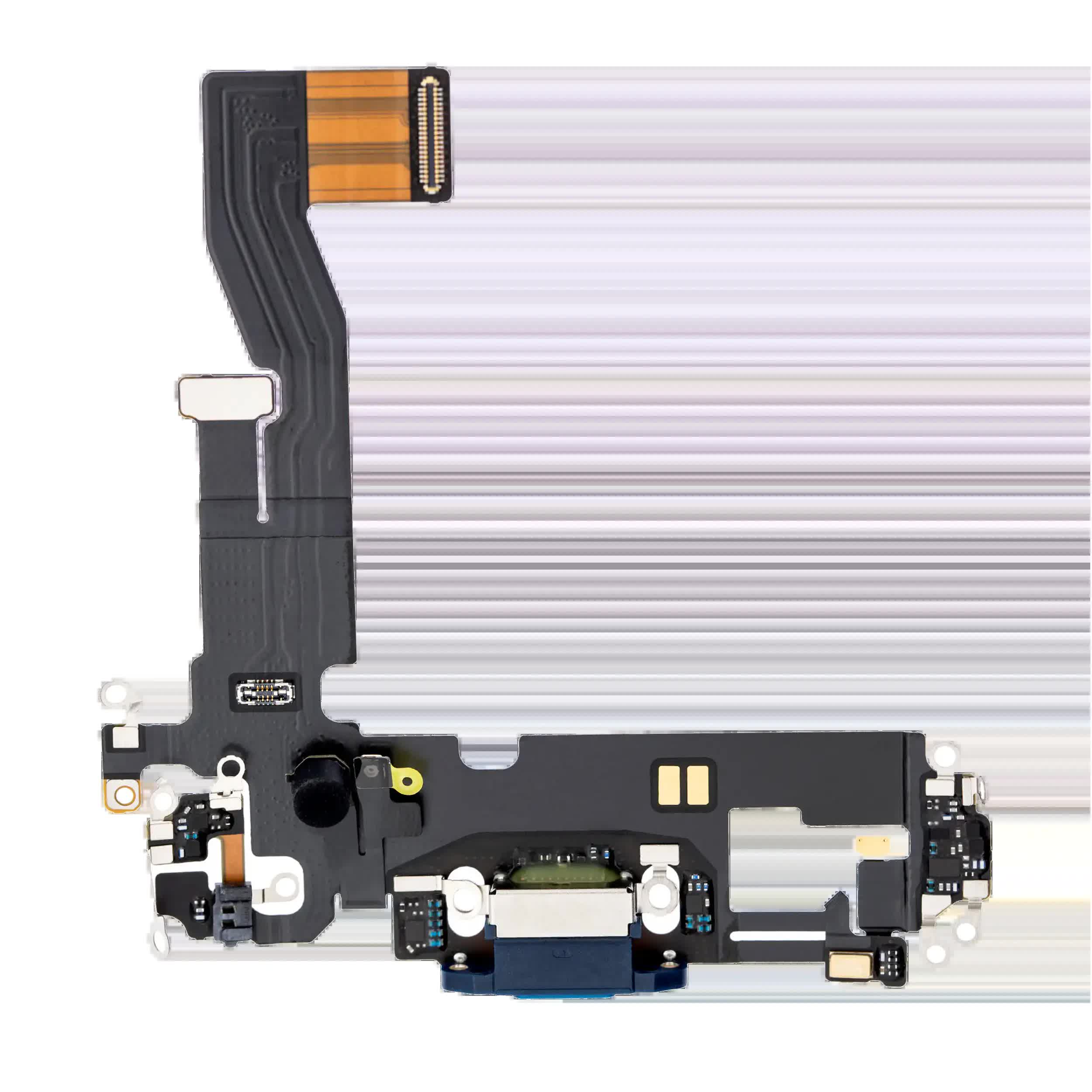 Ladebuchse Flexkabel für iPhone 12 Pro (ausgebautes Originalteil) (Pacific Blue)