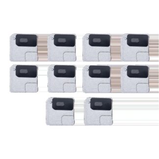 Flash Light / Power Flex Halterung mit Microphone Mesh für iPhone 12 Mini (White (Weiß)) (10er-Pack)
