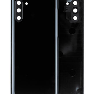Rückdeckelglas mit Kameraglas für Samsung Galaxy Note 10 (Service Pack) (Aura Black)