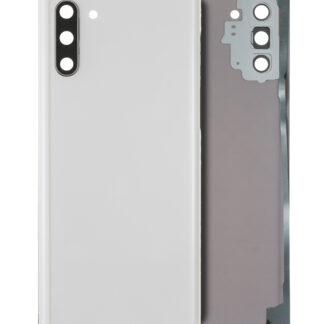 Rückdeckelglas mit Kameraglas für Samsung Galaxy Note 10 (Service Pack) (Aura White)
