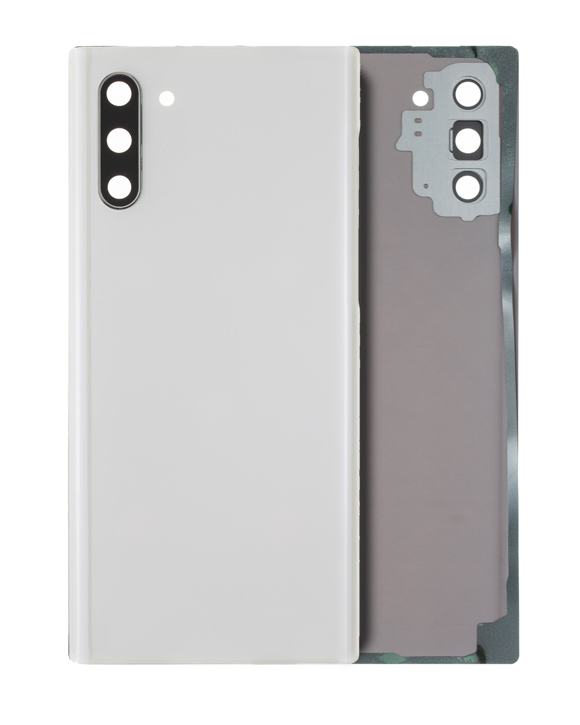 Rückdeckelglas mit Kameraglas für Samsung Galaxy Note 10 (Service Pack) (Aura White)