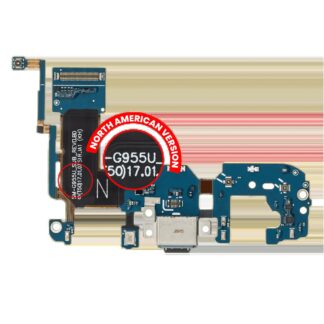 Ladebuchse mit Flexkabel für Samsung Galaxy S8 Plus (G955U) (US-Version) (Service Pack)