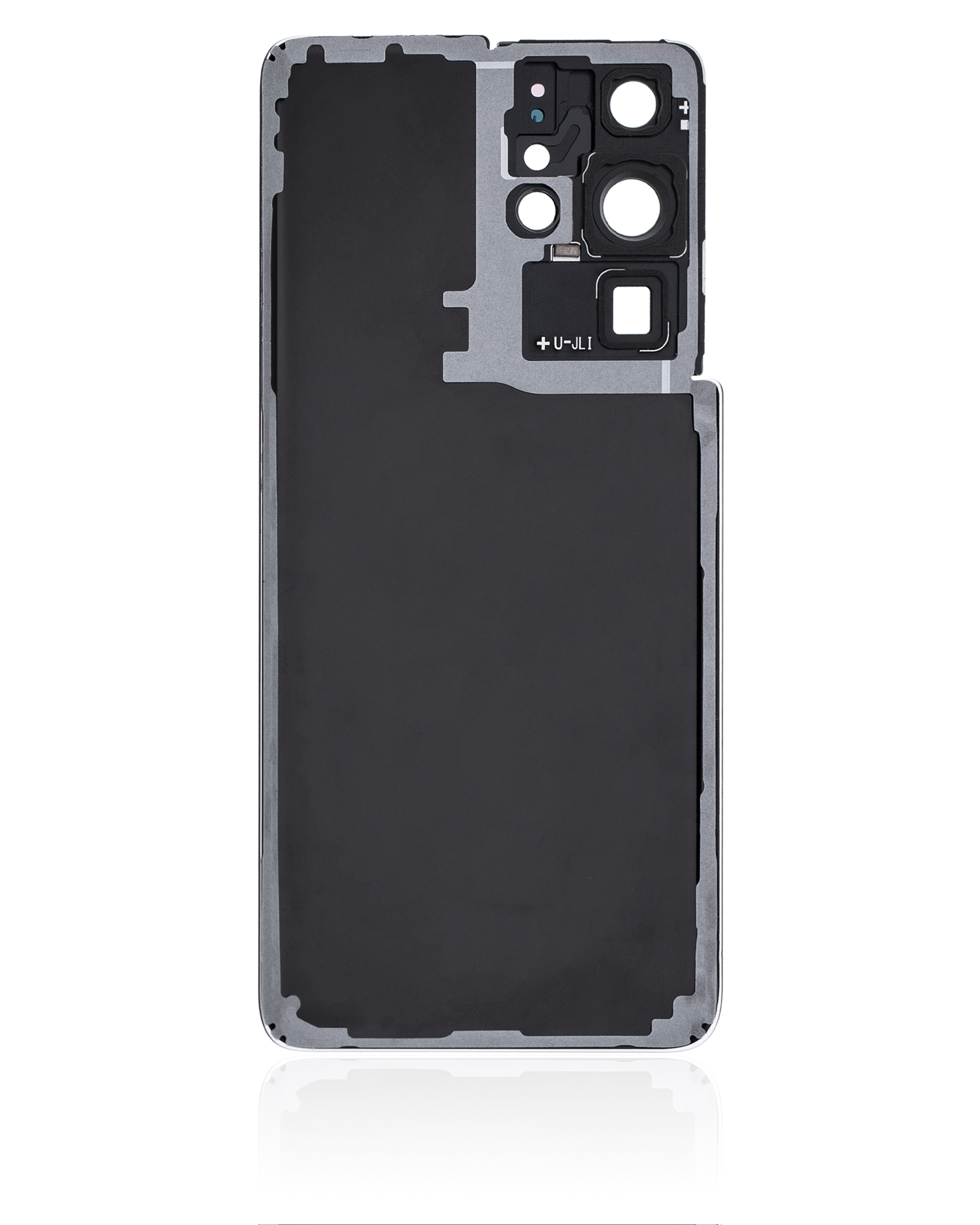 Rückdeckelglas mit Kameraglas für Samsung Galaxy S21 Ultra (Service Pack) (Phantom Black) – Bild 4