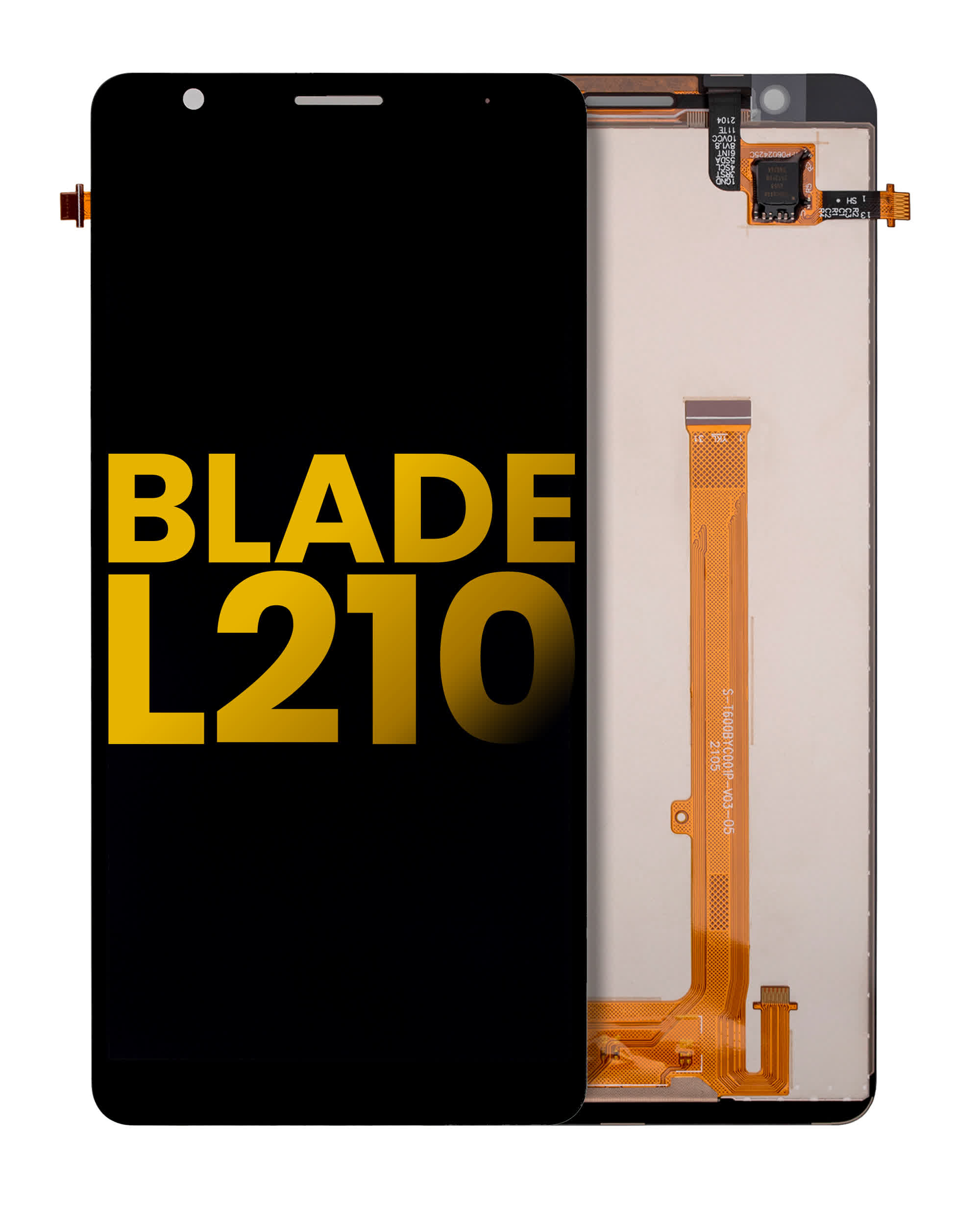 LCD Display ohne Rahmen für ZTE Blade (L210) (professionell aufgearbeitet) (Black (Schwarz))