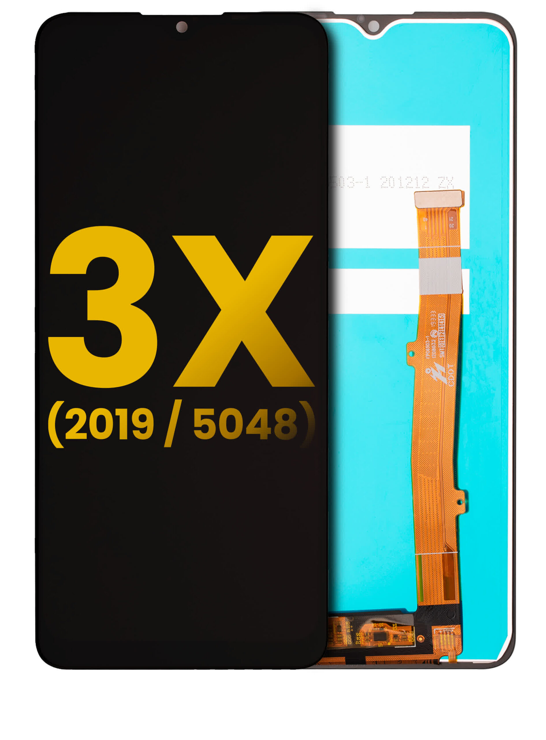 LCD Display ohne Rahmen für Alcatel 3X (5048 / 2019) (professionell aufgearbeitet)