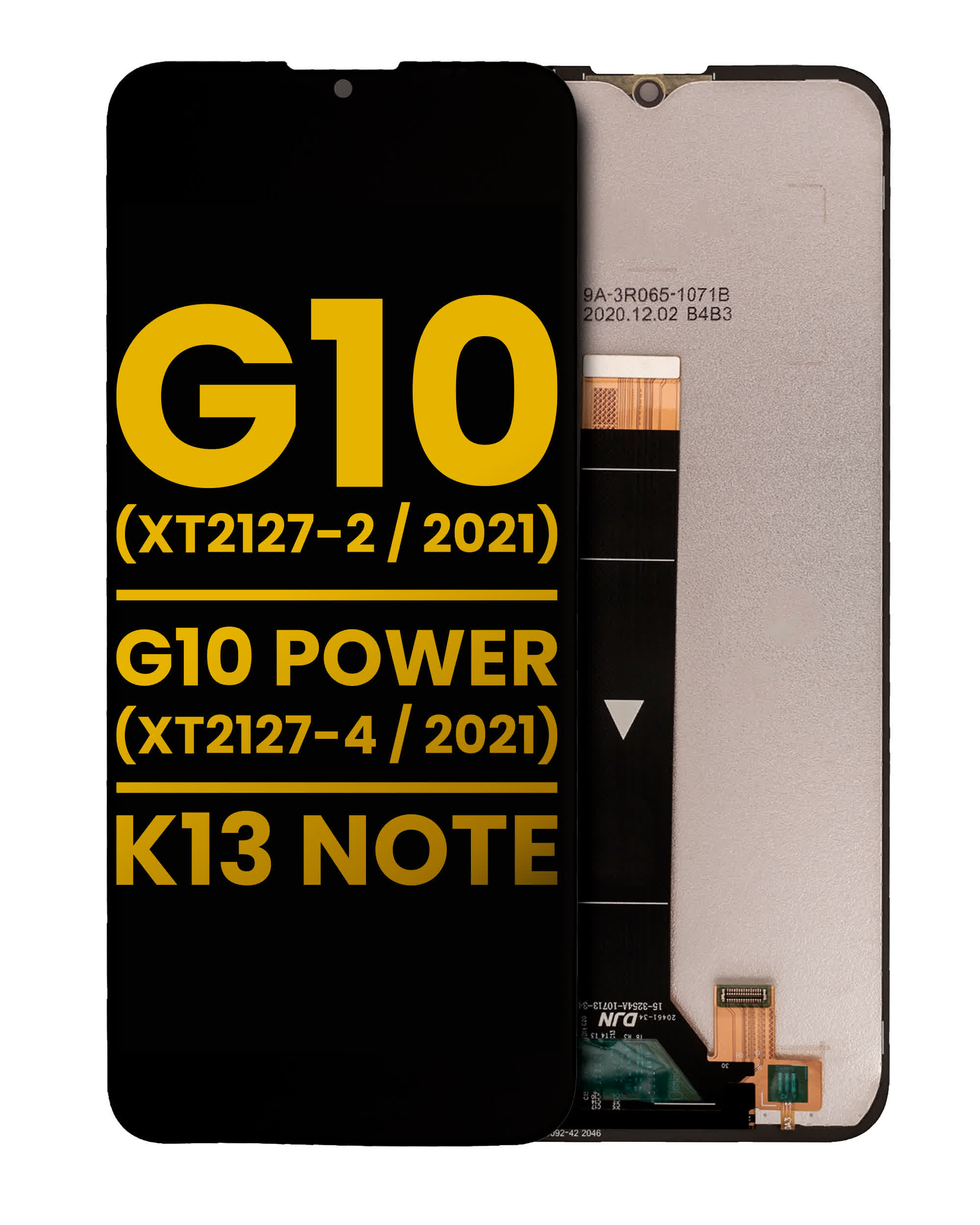 LCD Display ohne Rahmen für Motorola Moto G10 (XT2127-2 / 2021) / G10 Power (XT2127-4 / 2021) / Lenovo K13 Note (professionell aufgearbeitet)