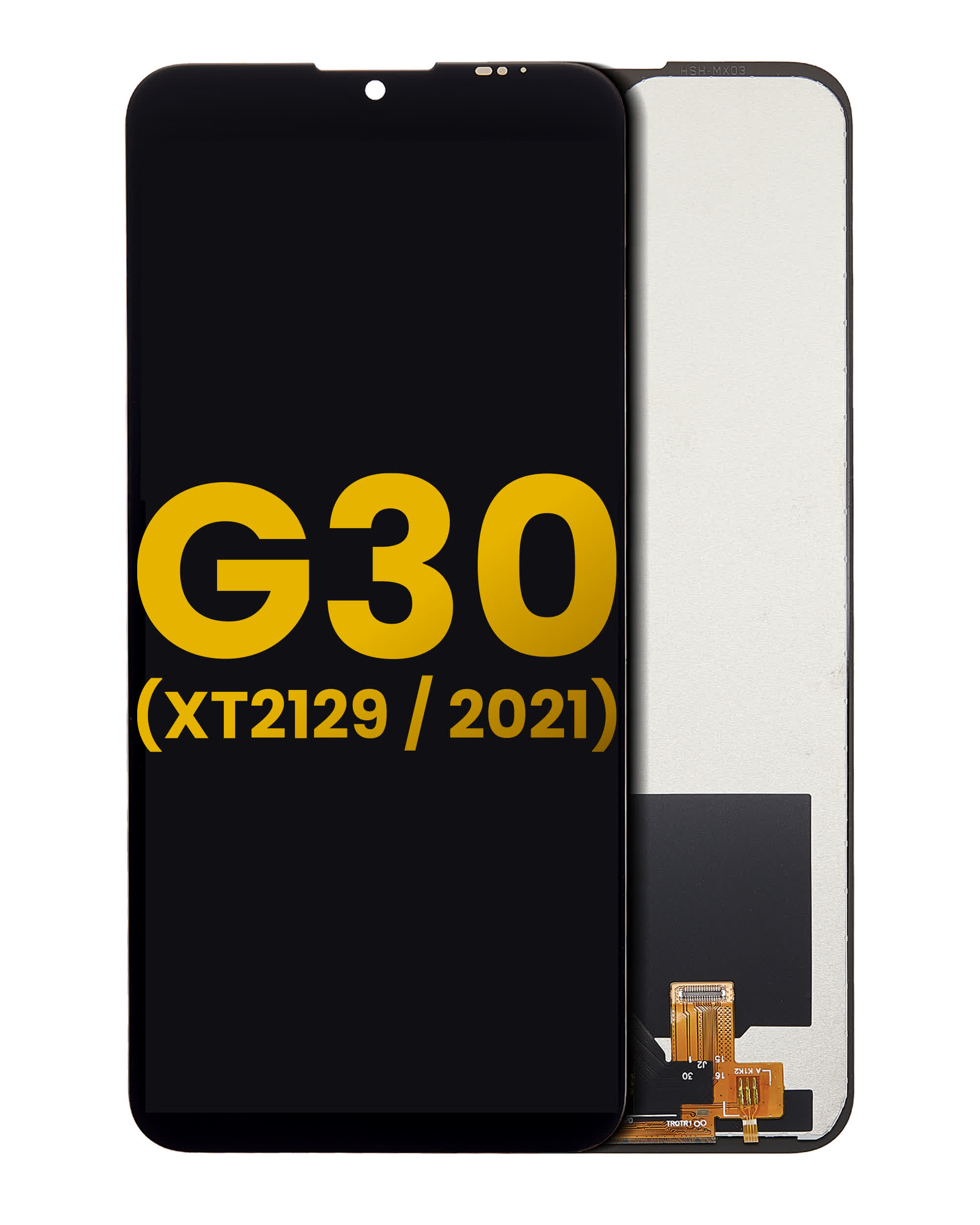 LCD Display ohne Rahmen für Motorola Moto G30 (XT2129 / 2021) (professionell aufgearbeitet)