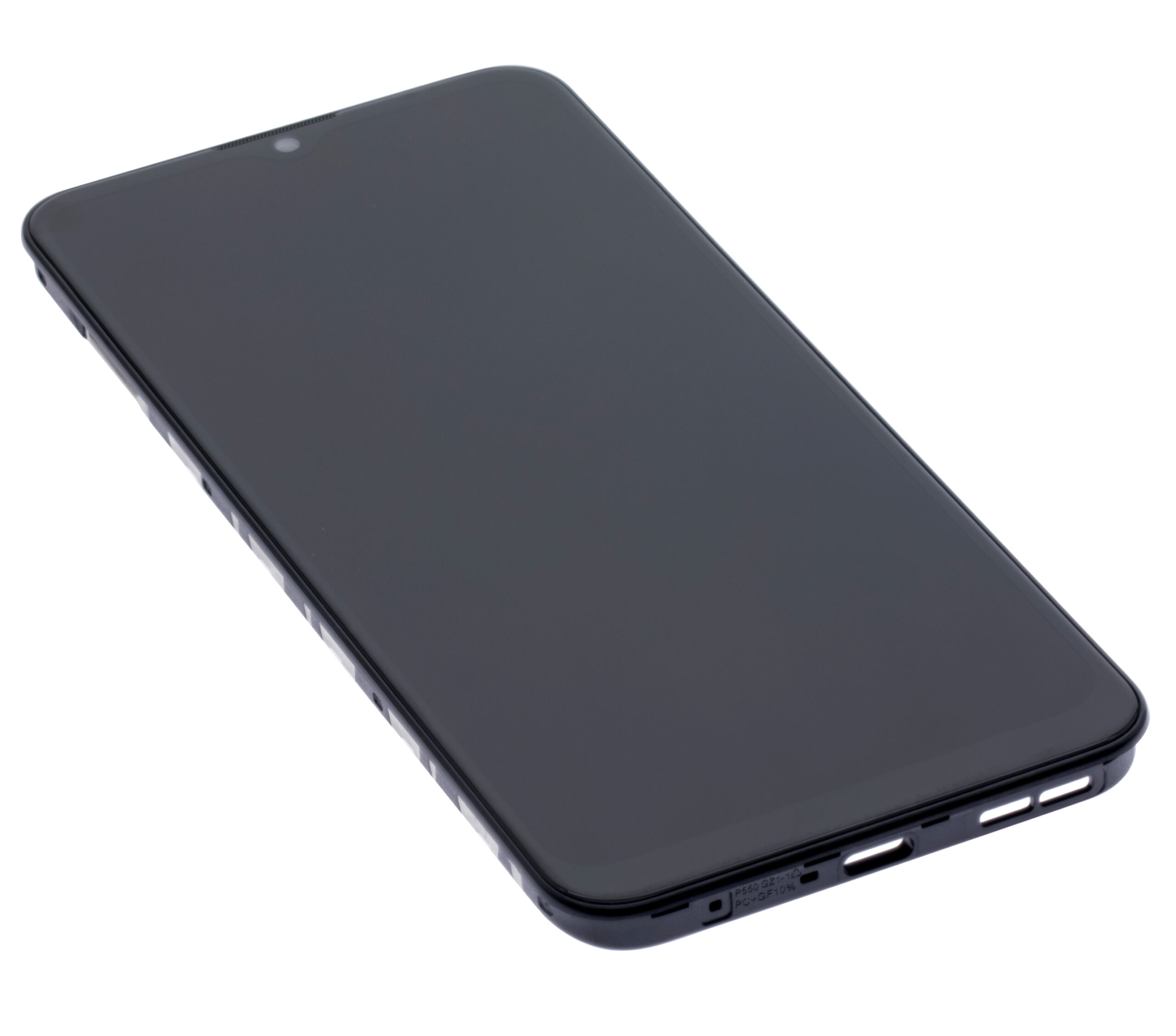 LCD Display mit Rahmen für Motorola Moto G30 (XT2129 / 2021) (professionell aufgearbeitet) (Phantom Black) – Bild 4