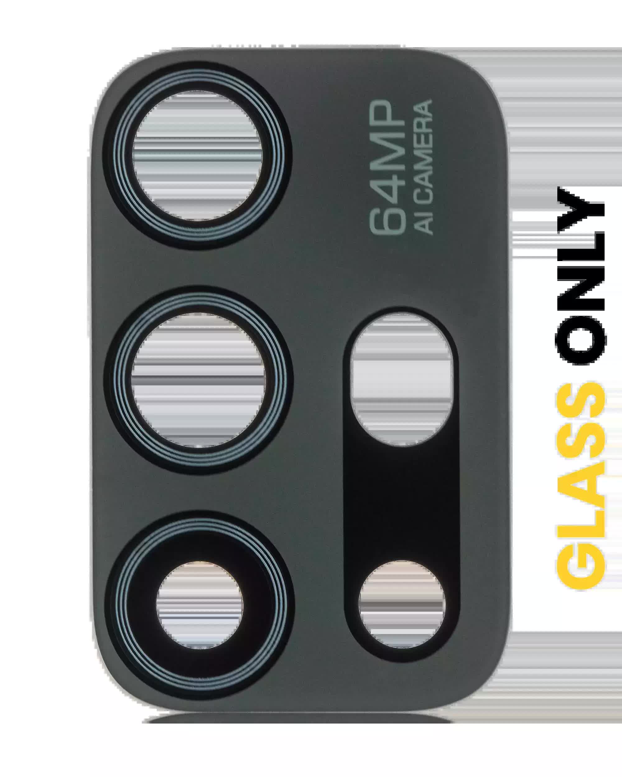 Rückkamera-Glas (nur Glas) mit Klebefolie für Motorola Moto G30 (XT2129 / 2021) (Phantom Black)