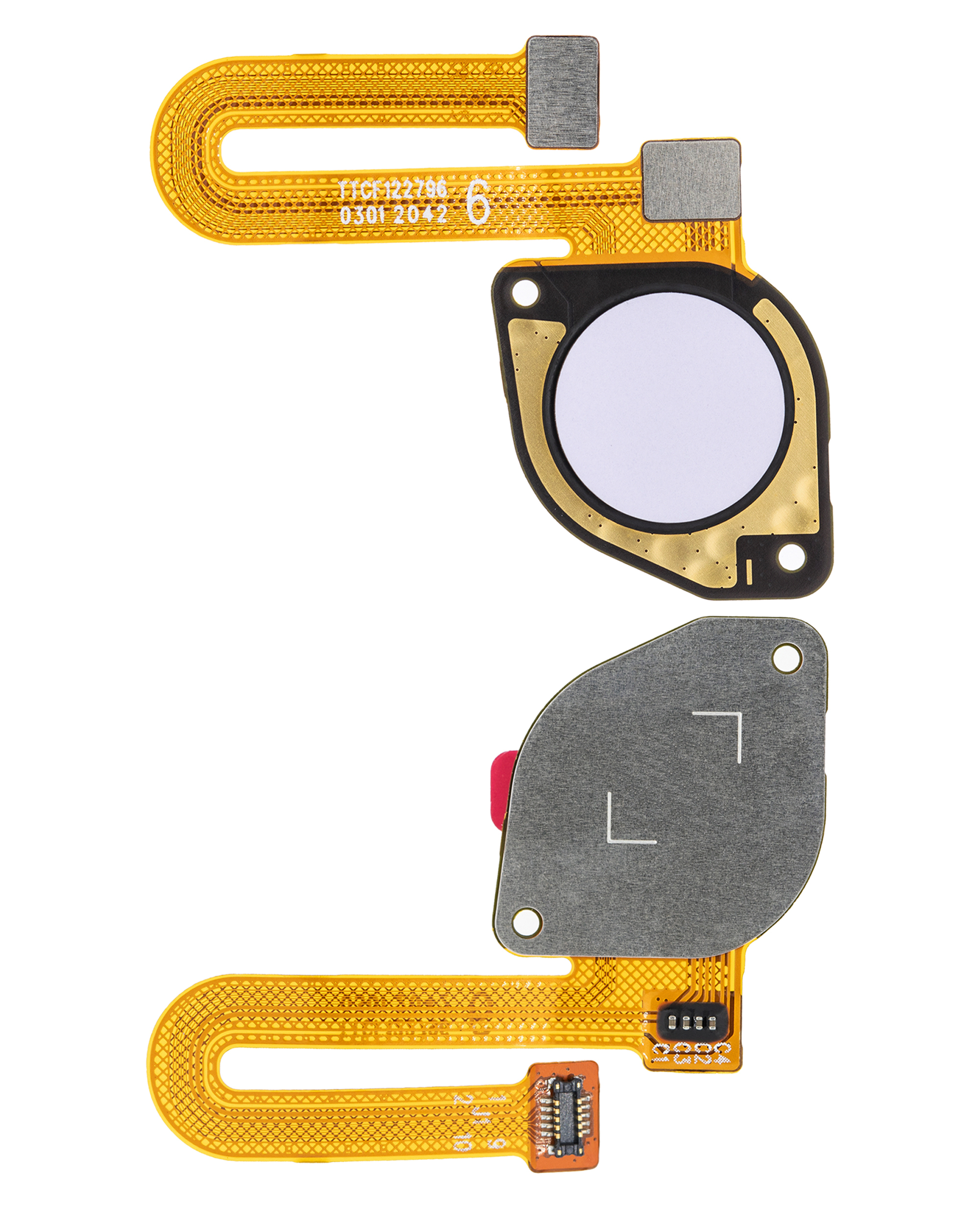 Fingerabdrucksensor mit Flexkabel für Motorola Moto G30 (XT2129 / 2021) / G10 (XT2127-2 / 2021) (Pastel Sky) – Bild 2