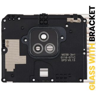 Rückkamera-Glas mit Halterung für Motorola Moto G Play (XT2093 / 2021) (Gray (Grau))