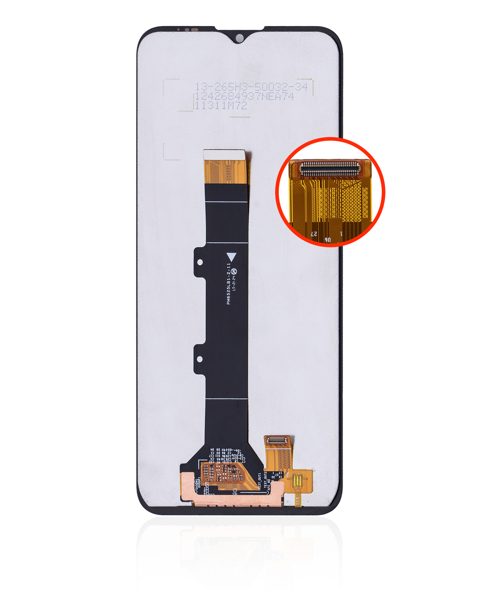 LCD Display ohne Rahmen für Motorola Moto G20 (XT2128 / 2021) (professionell aufgearbeitet) – Bild 2