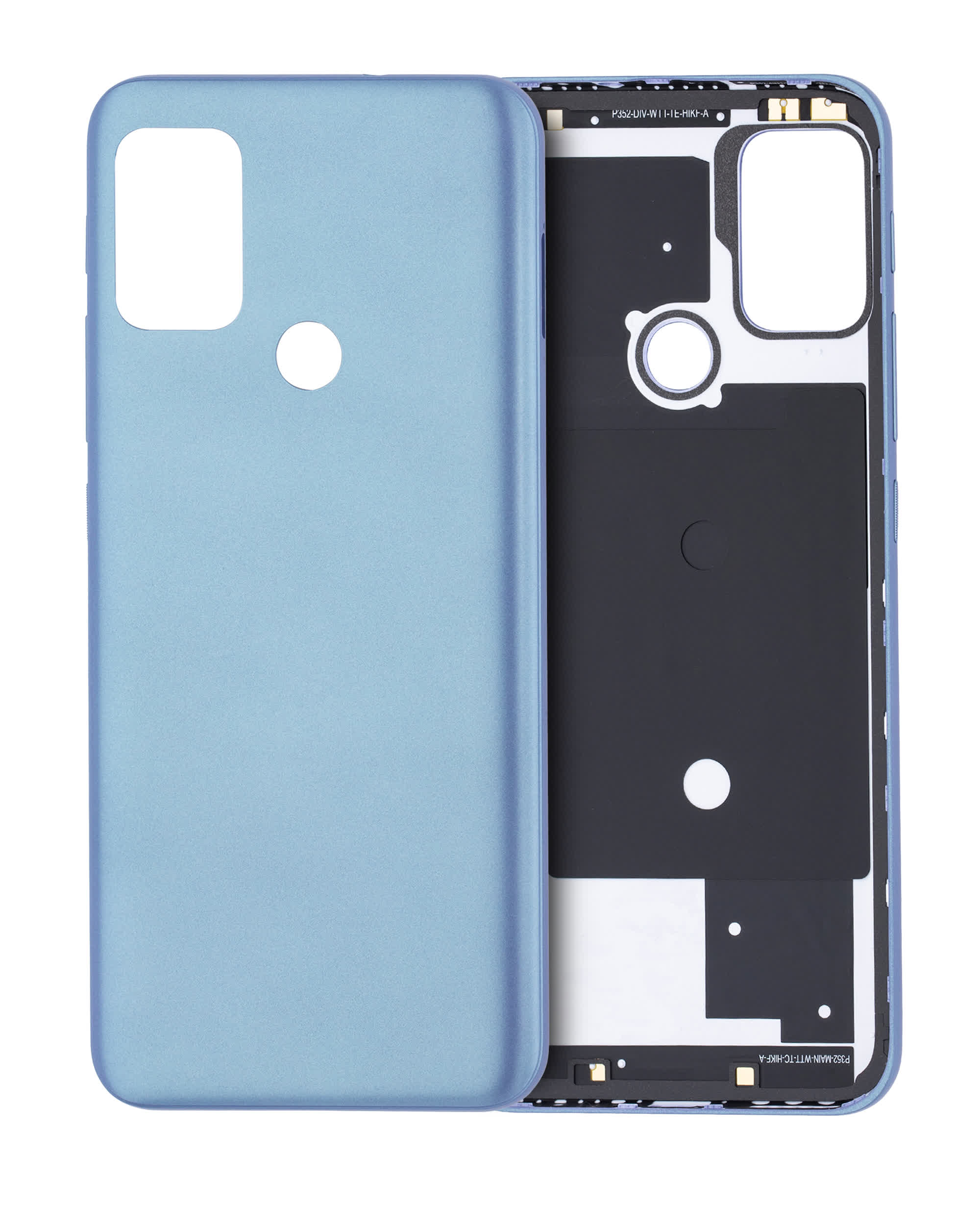 Rückdeckelglas für Motorola Moto G20 (XT2128 / 2021) (Breeze Blue)