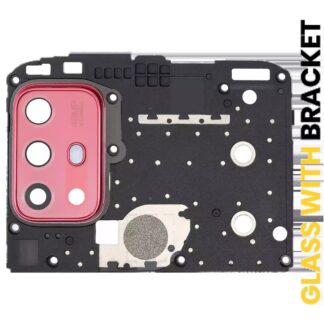 Rückkamera-Glas mit Halterung für Motorola Moto G20 (XT2128 / 2021) (Flamingo Pink (Rosa))